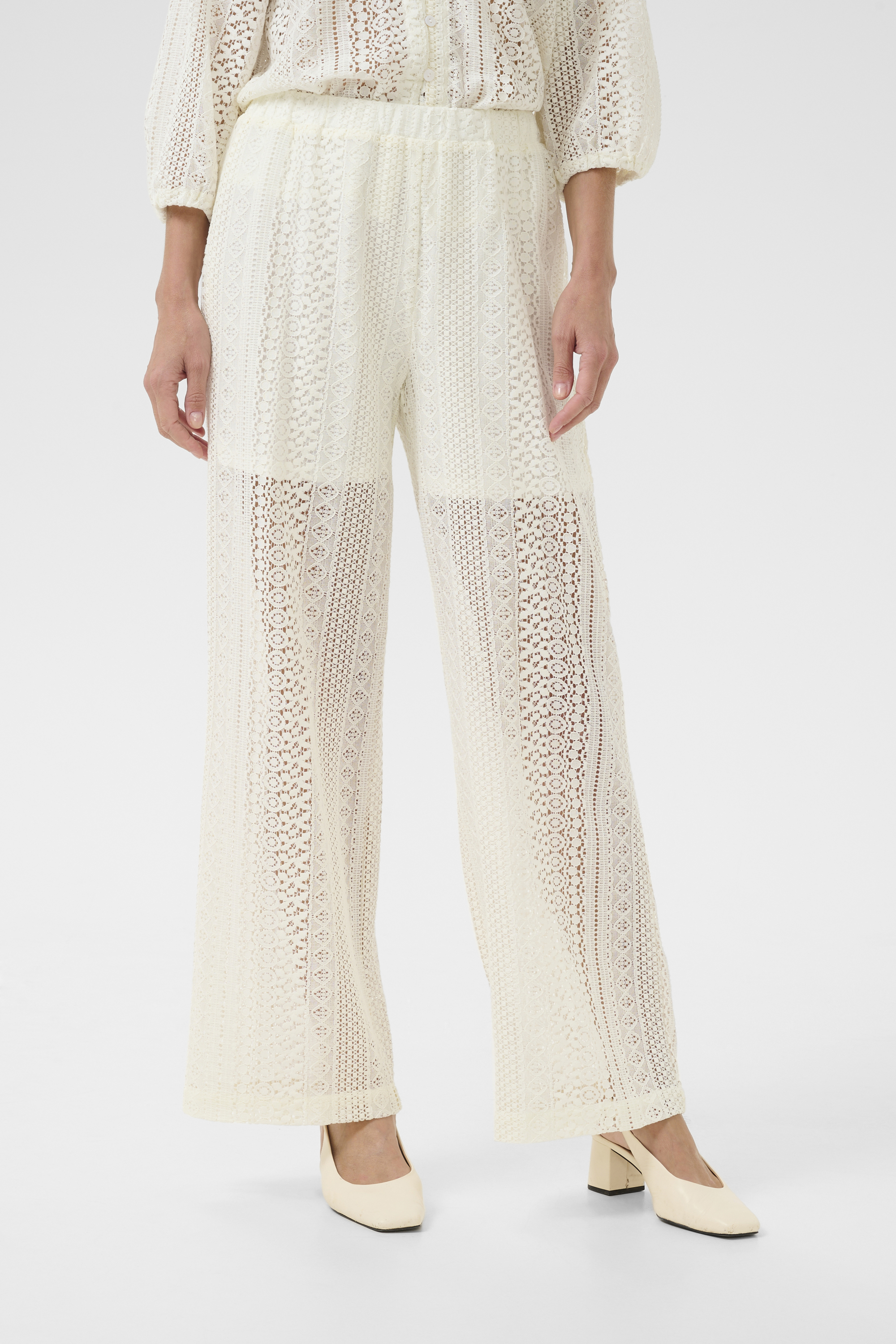 Pantalon casual, CREAM