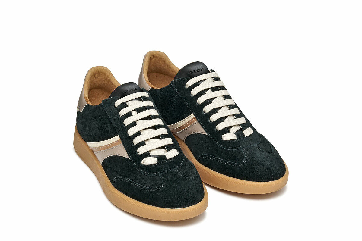 Meleda Leather Breathable Trainers, GEOX