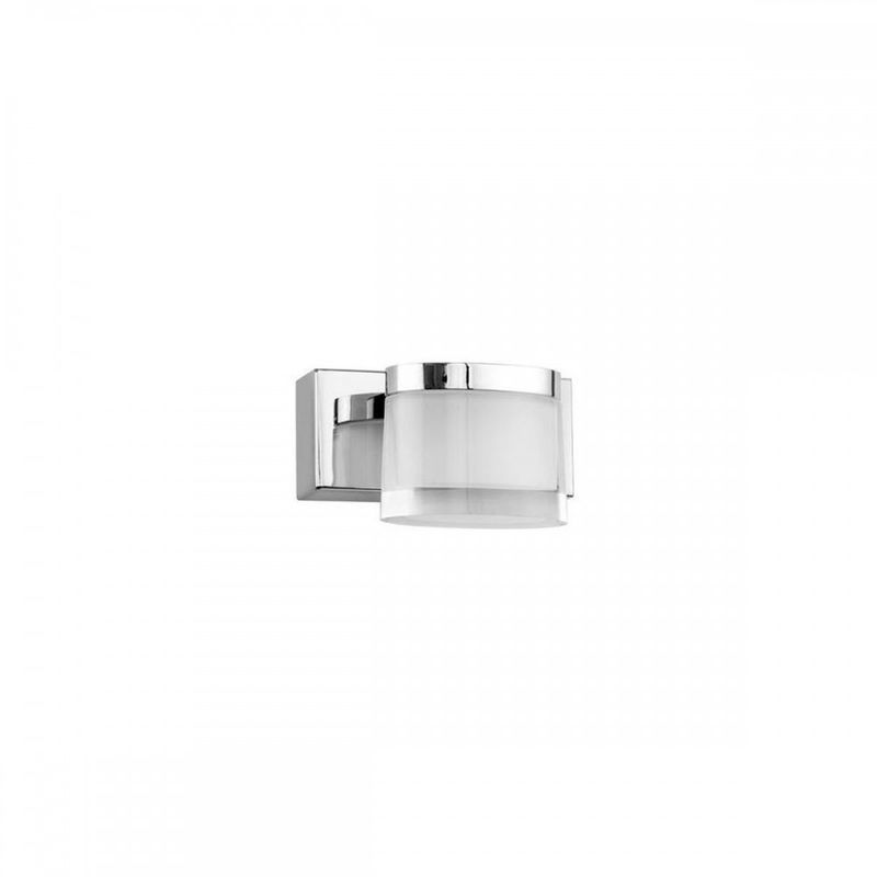 applique salle de bain sabia chrome led 5 w