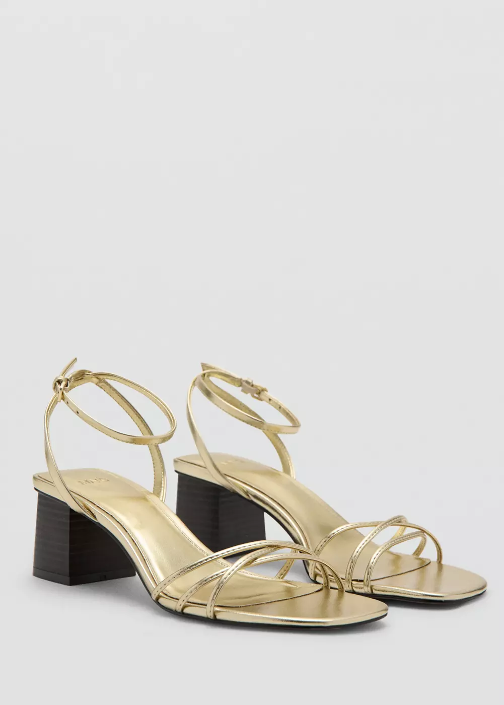 Sandales talon à brides, MANGO