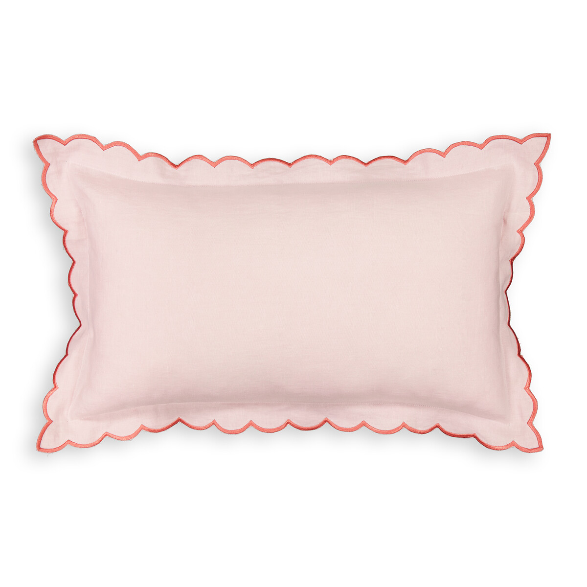 Antoinette Linen Cotton Blend Rectangular Cushion Cover