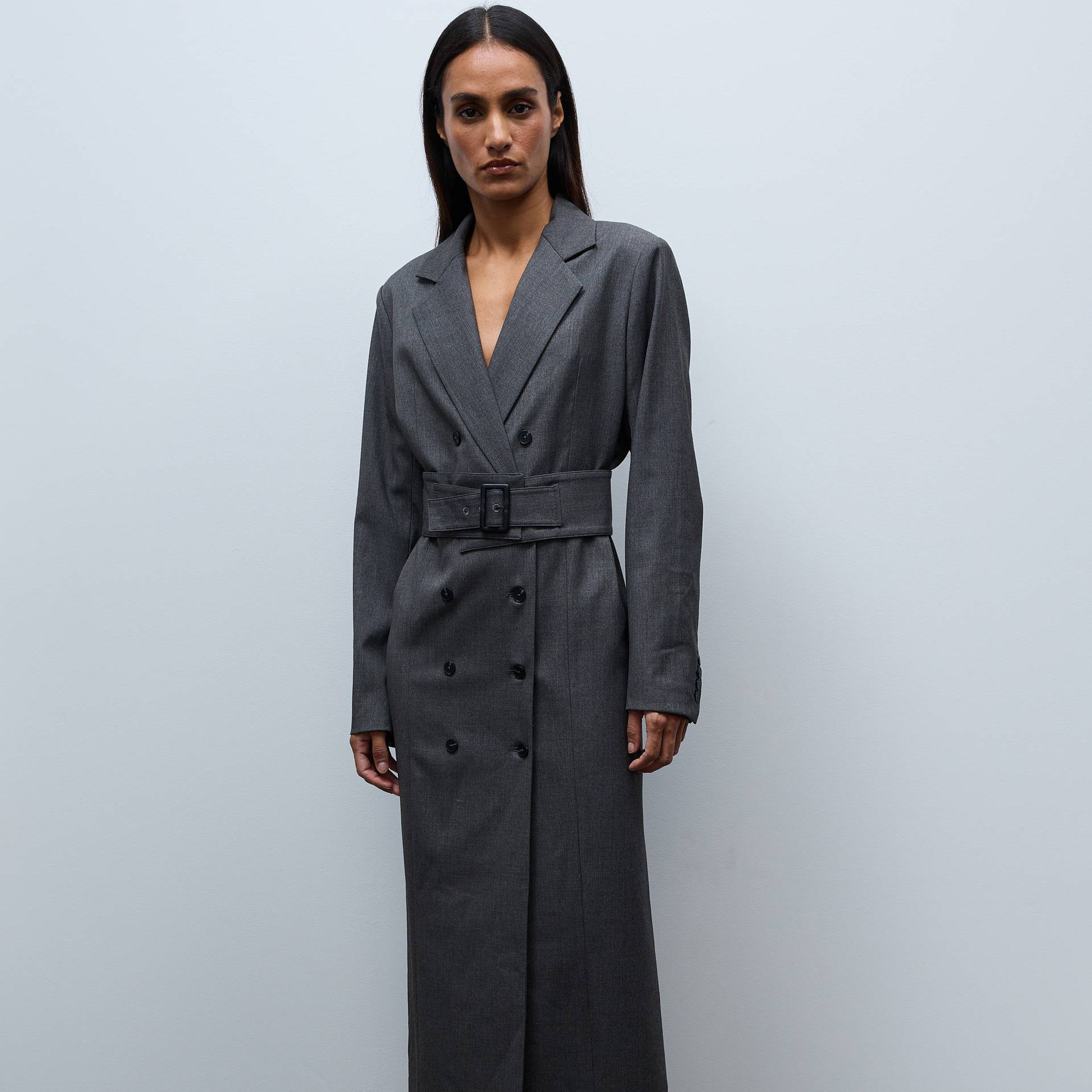 Robe tailleur cintrée unie, MONOPRIX