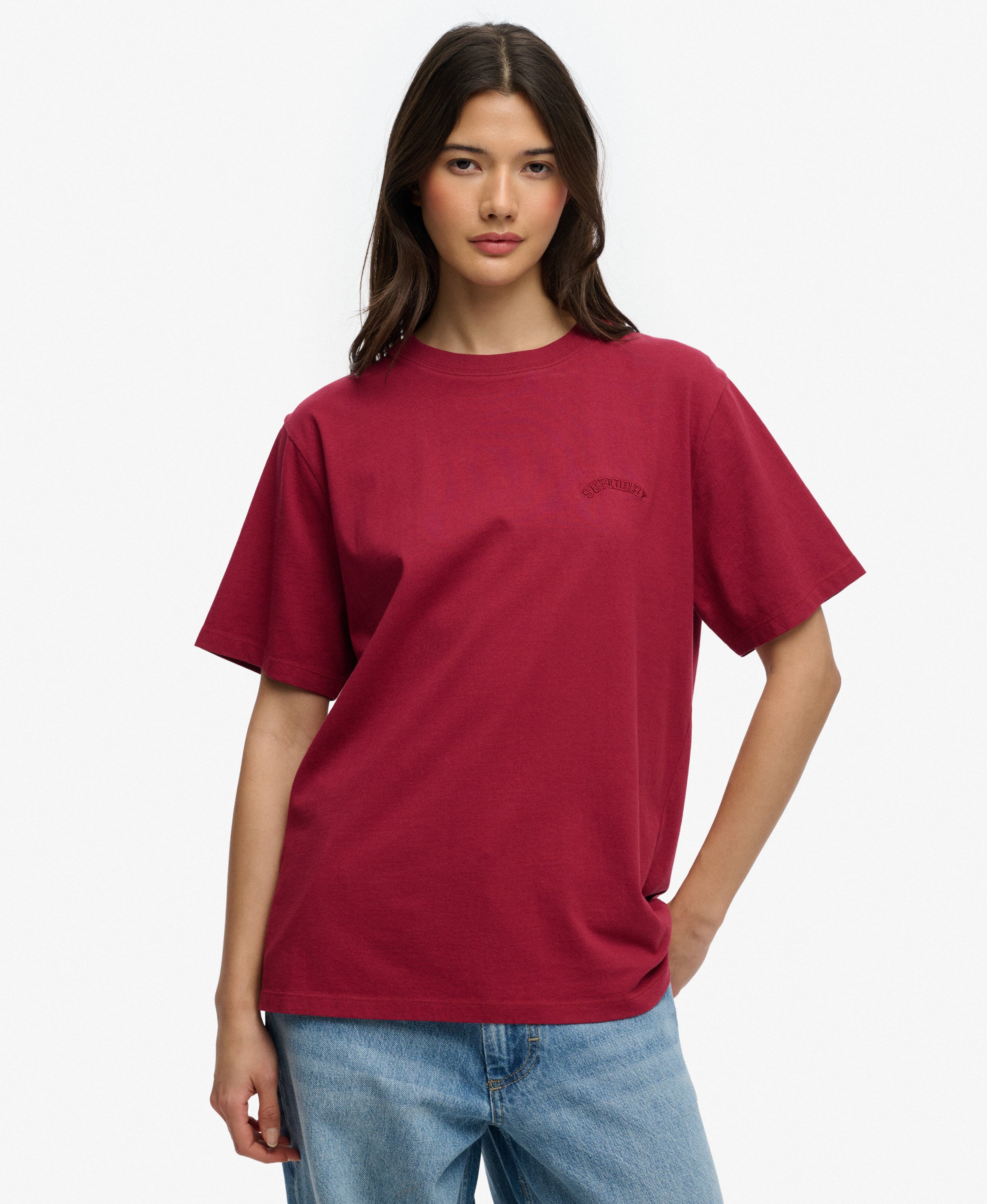 T-shirt ample à logo Essential, SUPERDRY