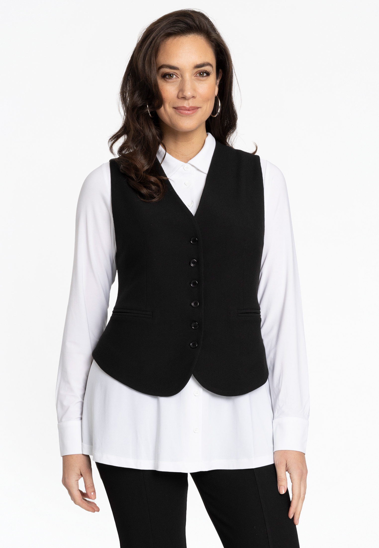 Gilet avec fermeture à bouton, YOEK