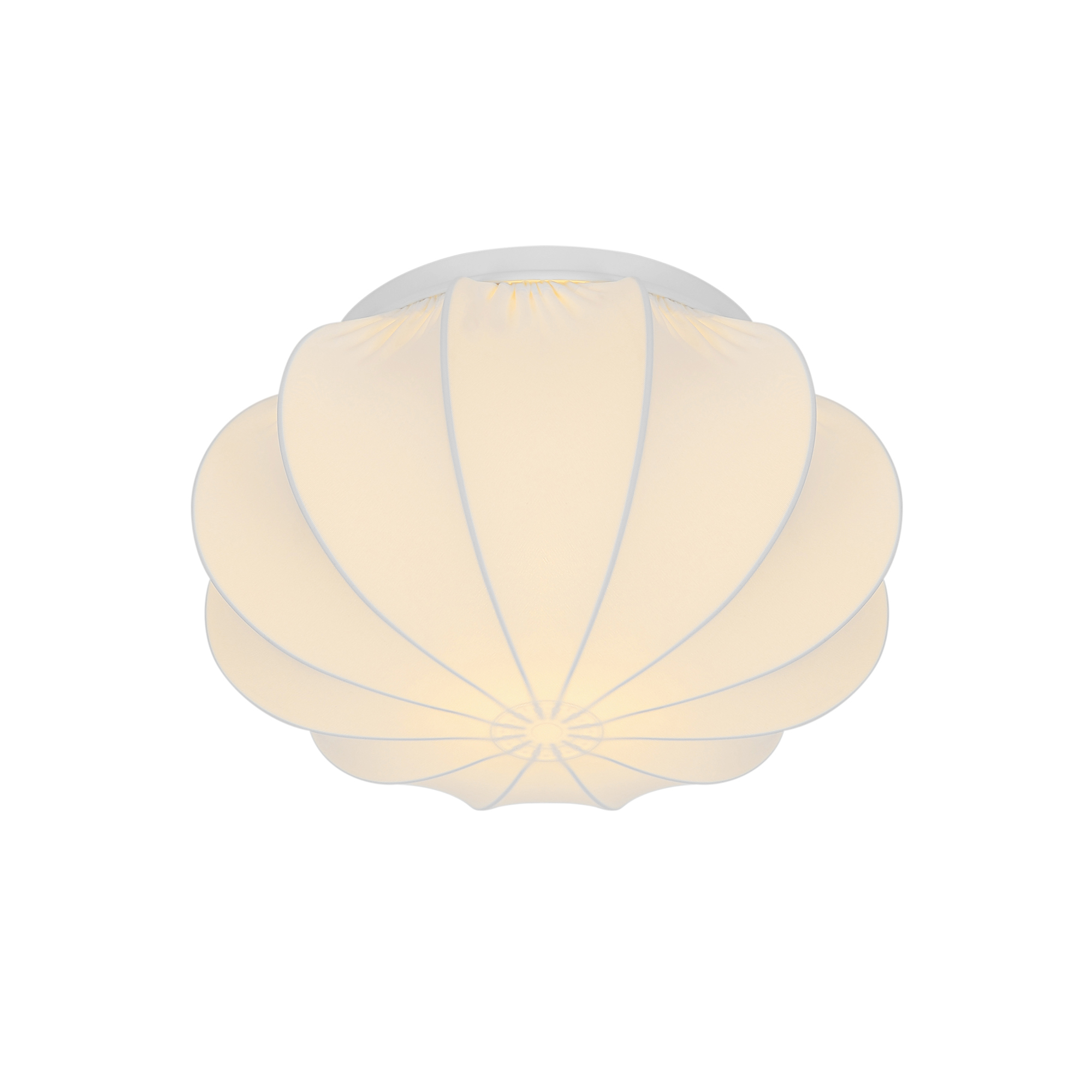 Plafonnier rond en textile et métal, AERON, NORDLUX