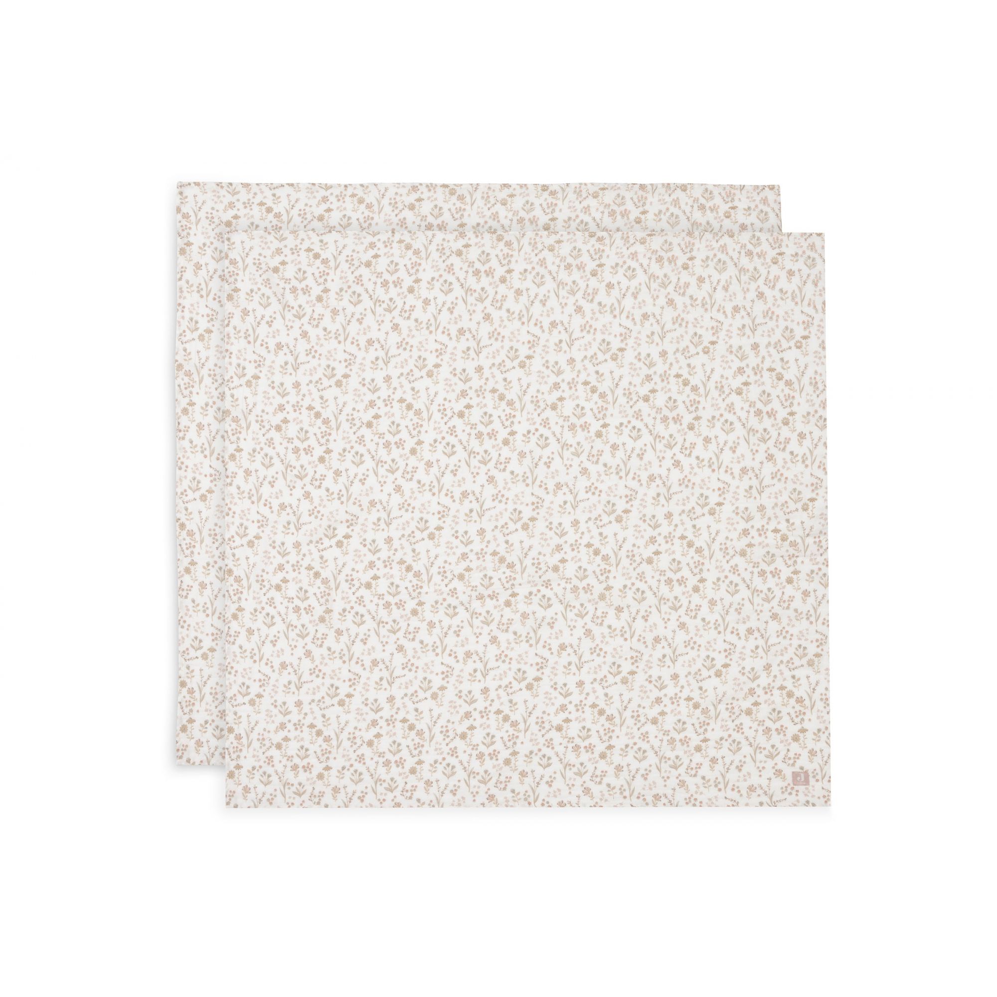 Lot de 2 langes gaze de coton 115 x 115 cm Bloomy, JOLLEIN