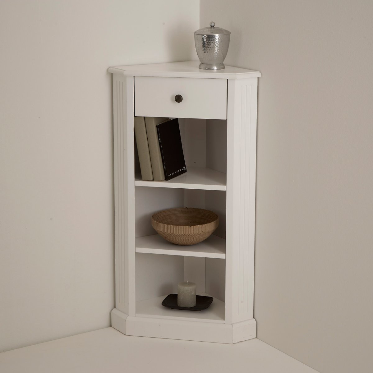 Encoignure, laqué blanc, Authentic Style, LA REDOUTE INTERIEURS