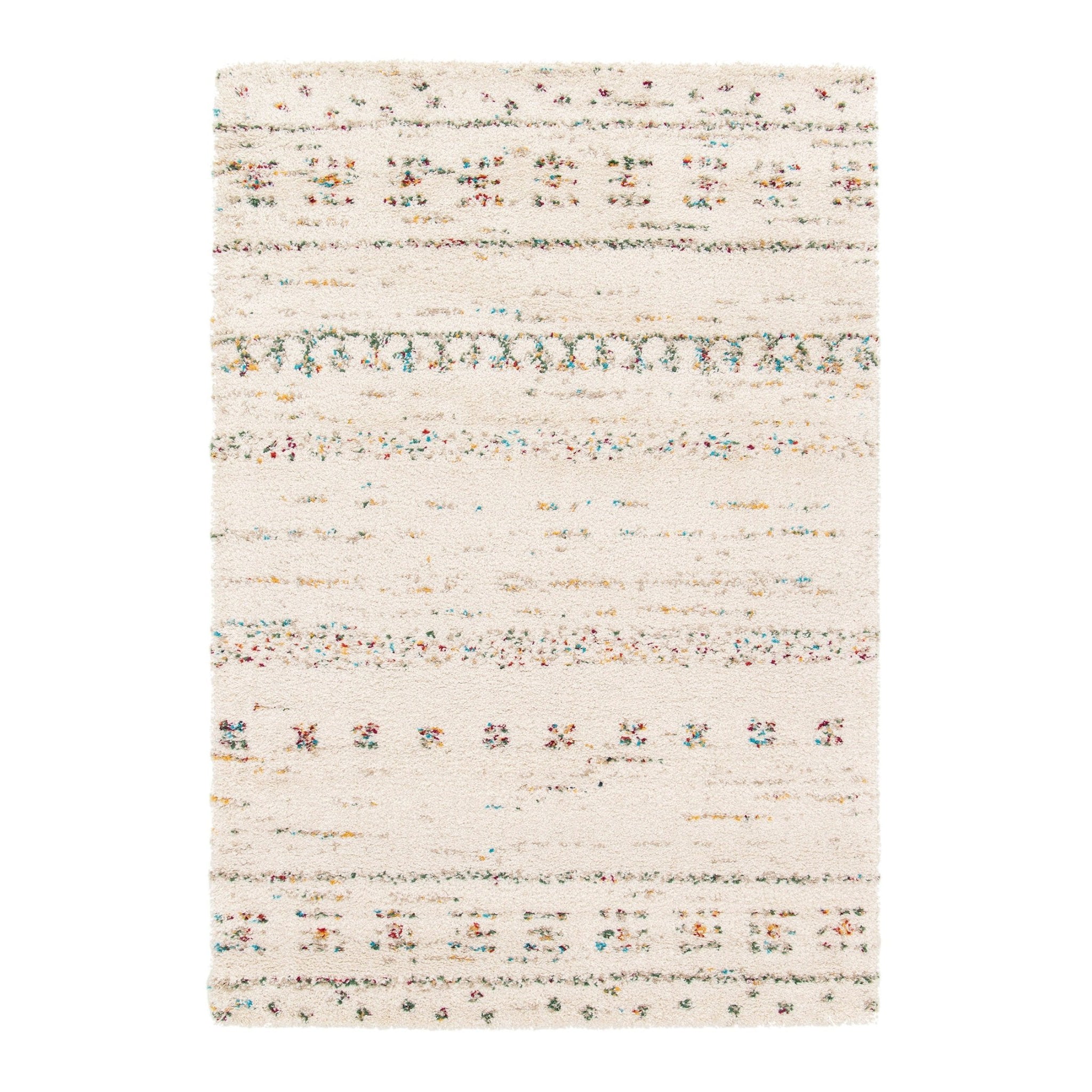 Tapis shaggy ethnique doux et volumineux BLOOM, AFK LIVING
