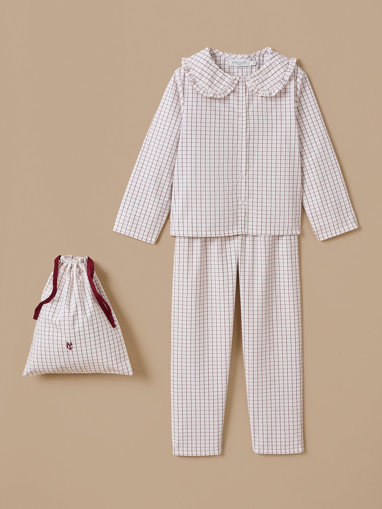 Pyjama à carreaux, CYRILLUS