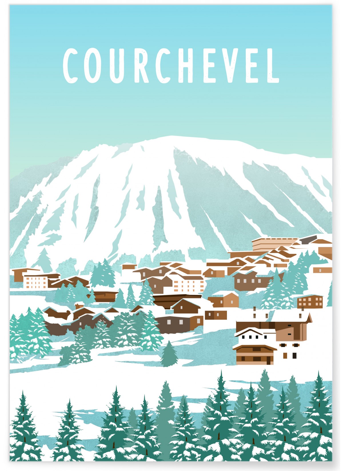 Affiche ville Courchevel, L'AFFICHERIE