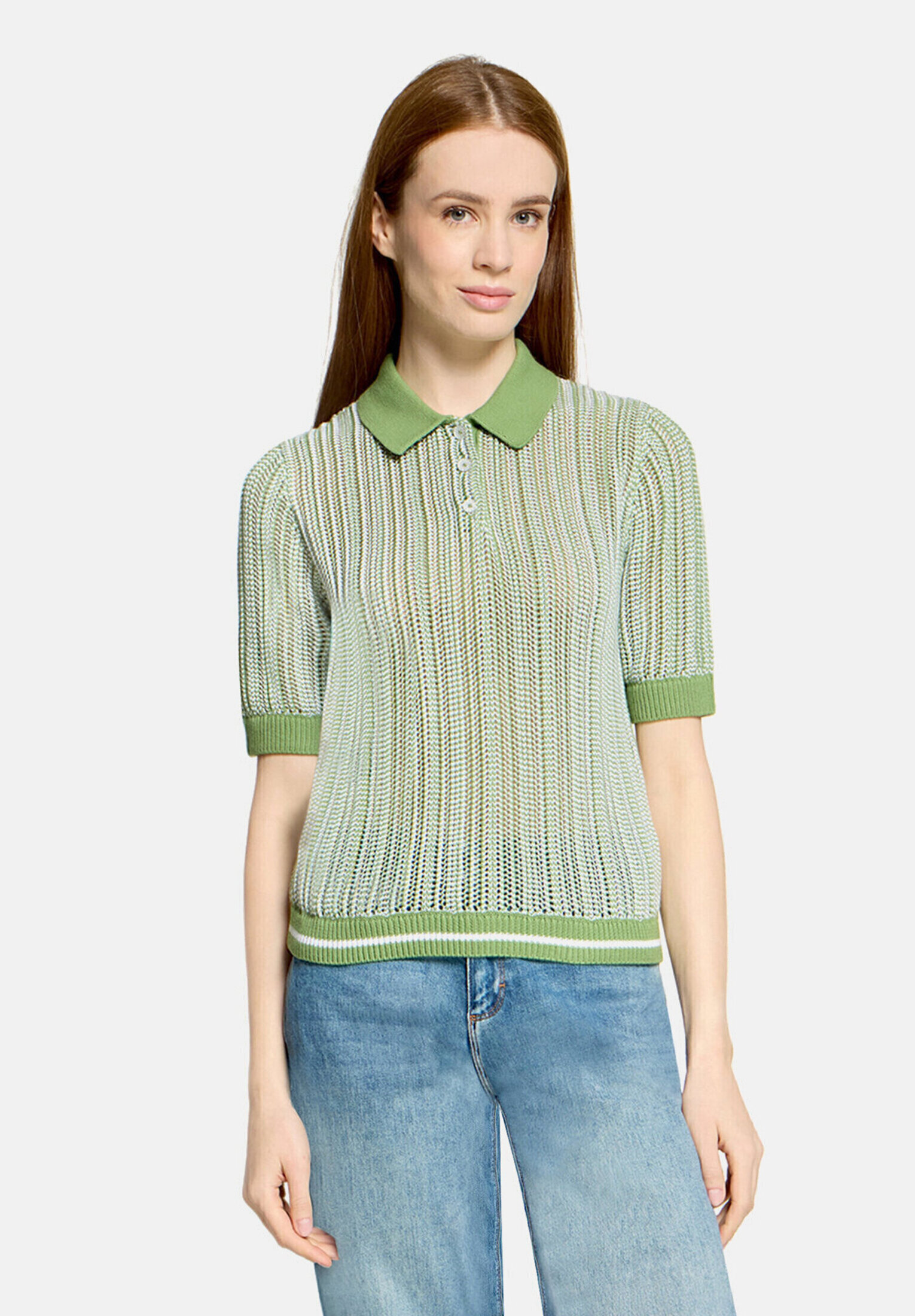 Pull-over en maille à col, CARTOON