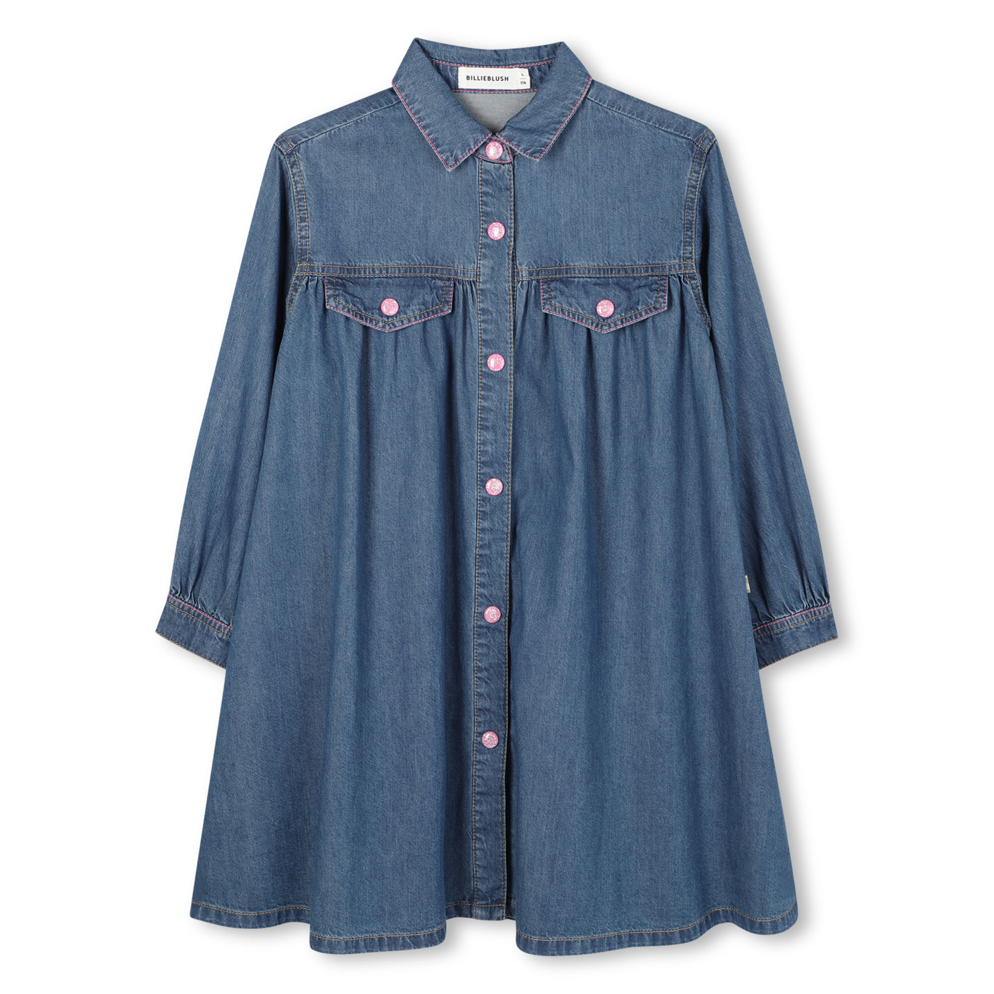 Robe en jean à manches longues, BILLIEBLUSH