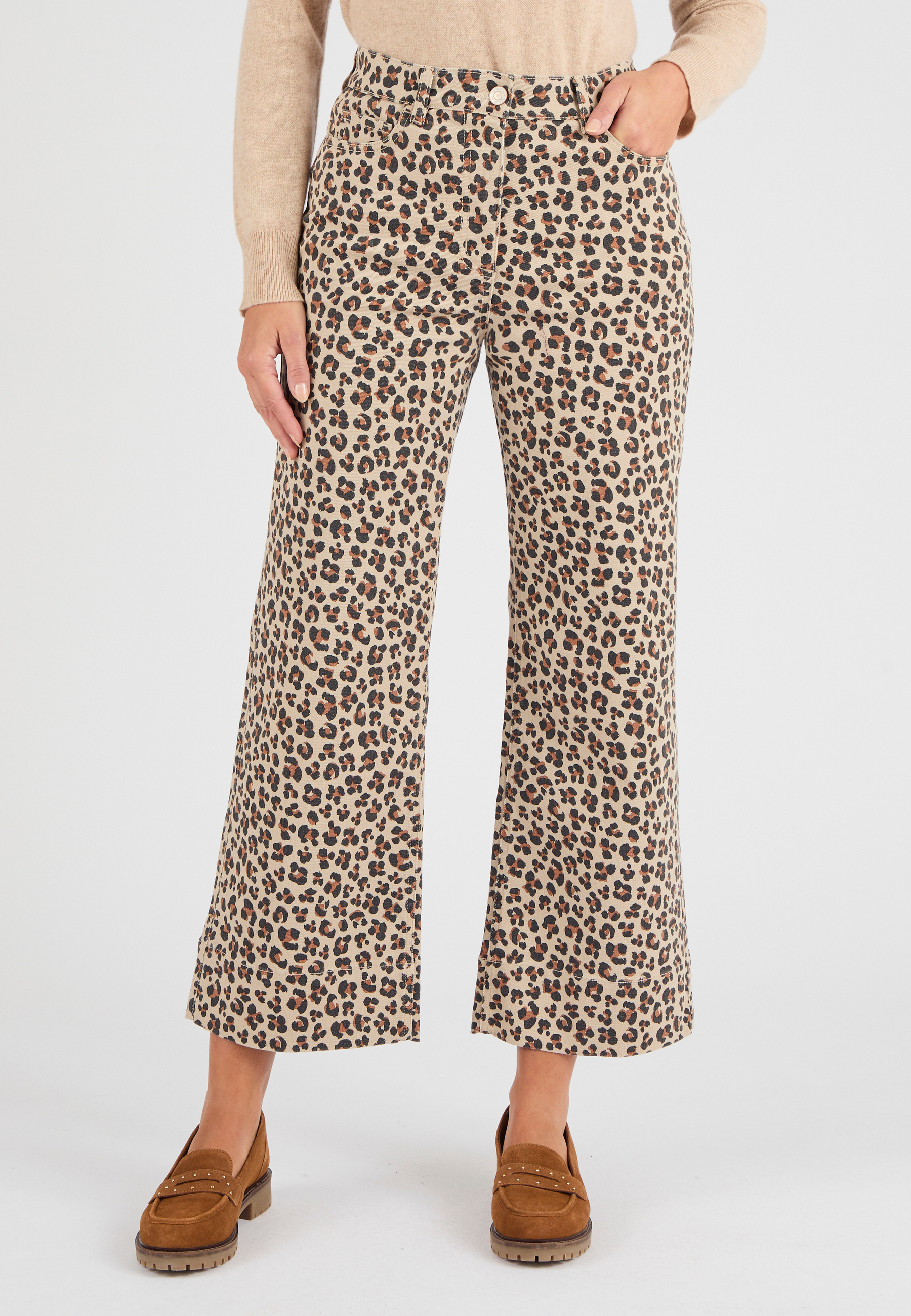 Pantalon 7/8ème large, DAMART