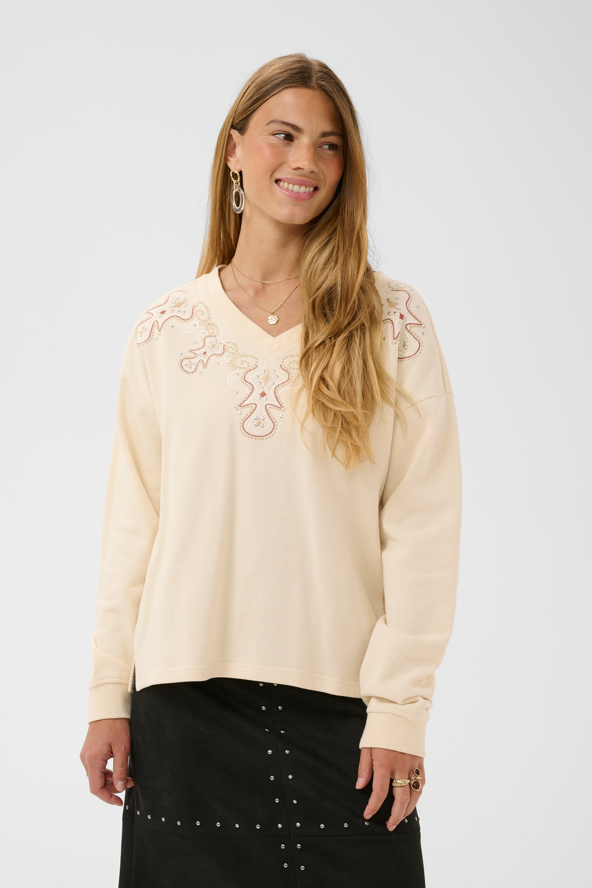 Sweatshirt, CREAM