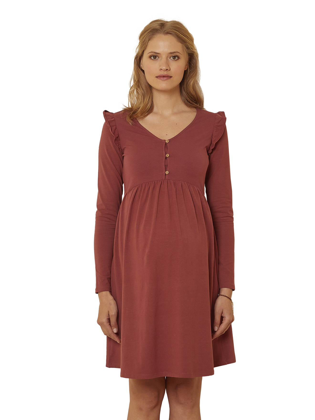 Robe courte en maille grossesse et allaitement, VERTBAUDET