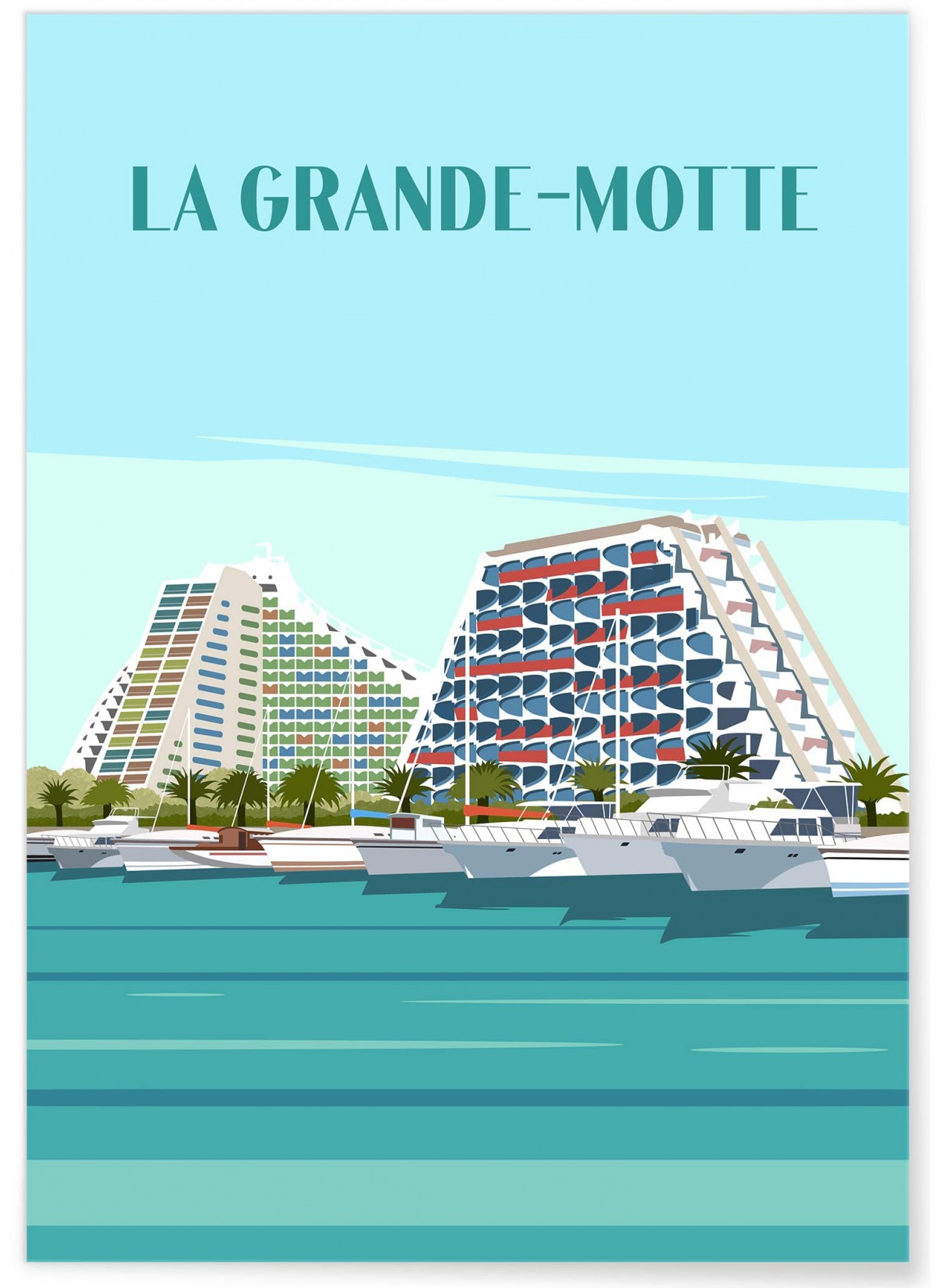 Affiche ville La Grande-Motte, L'AFFICHERIE