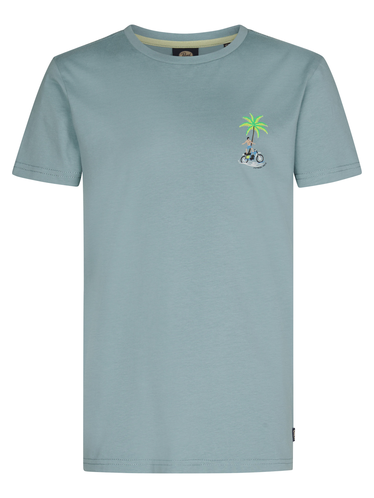 Lot de 2 t-shirts basiques à col rond peacock, PETROL INDUSTRIES
