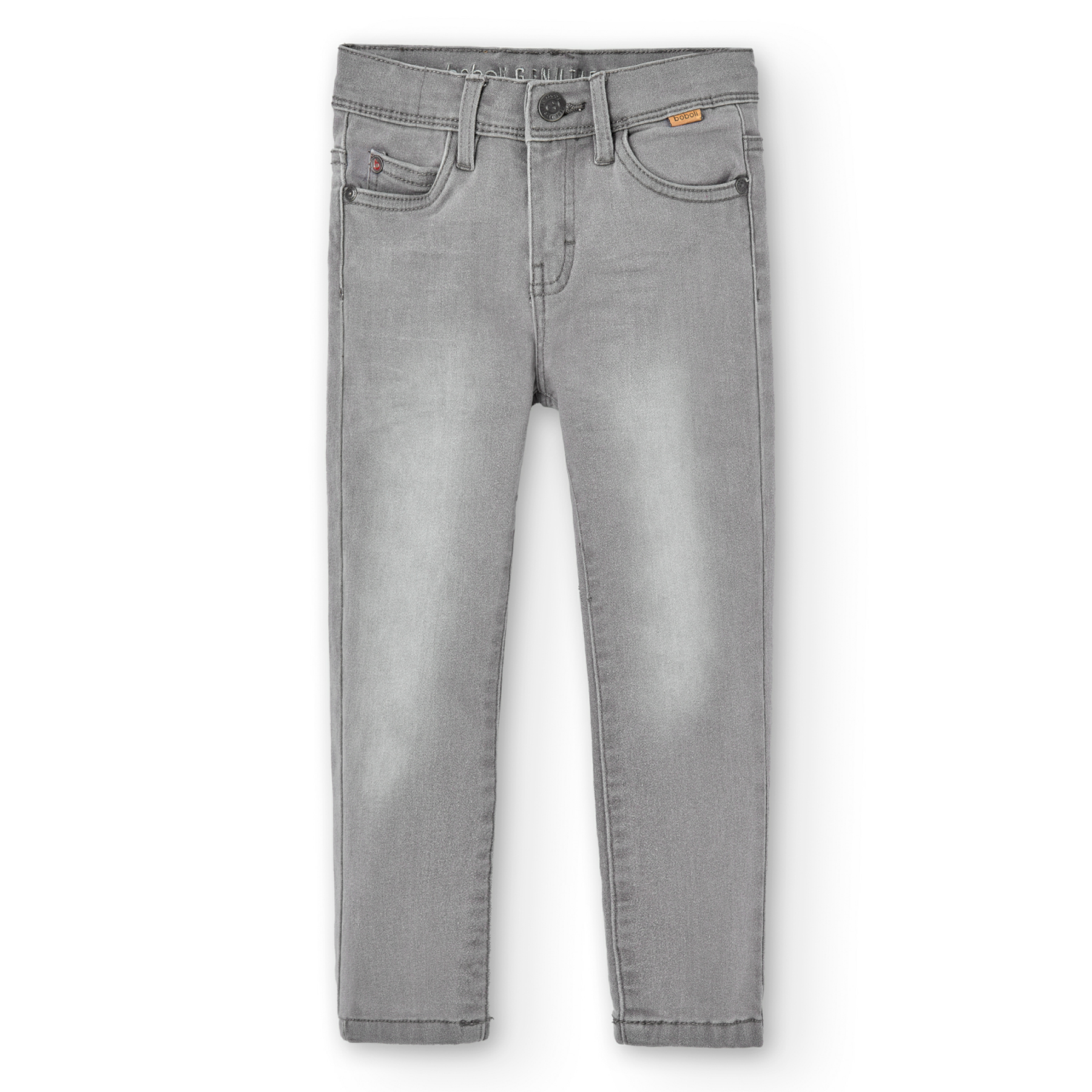 Pantalon garçon en denim élastiqué, BOBOLI
