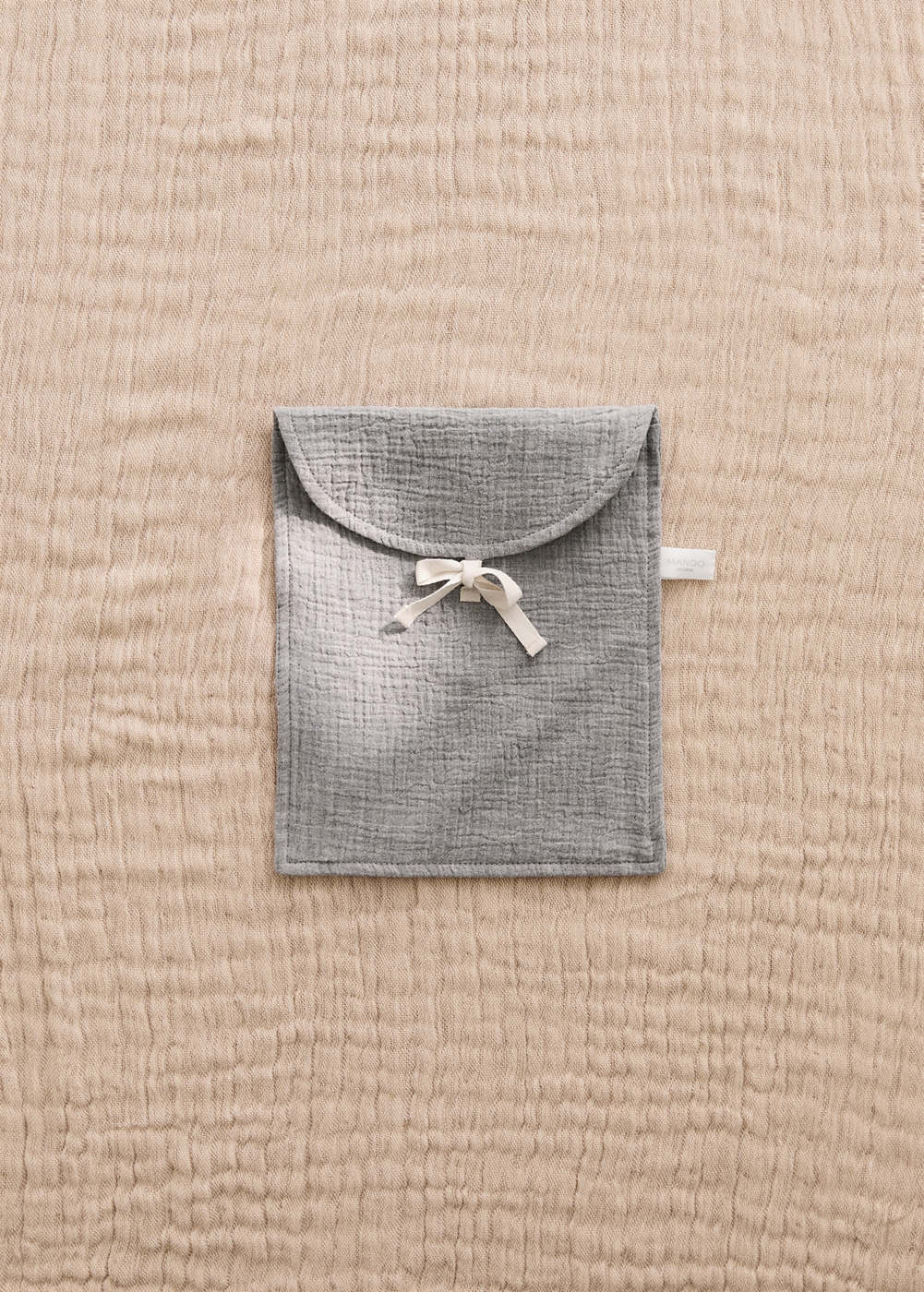 Trousse de toilette enfant en gaze de coton, MANGO HOME