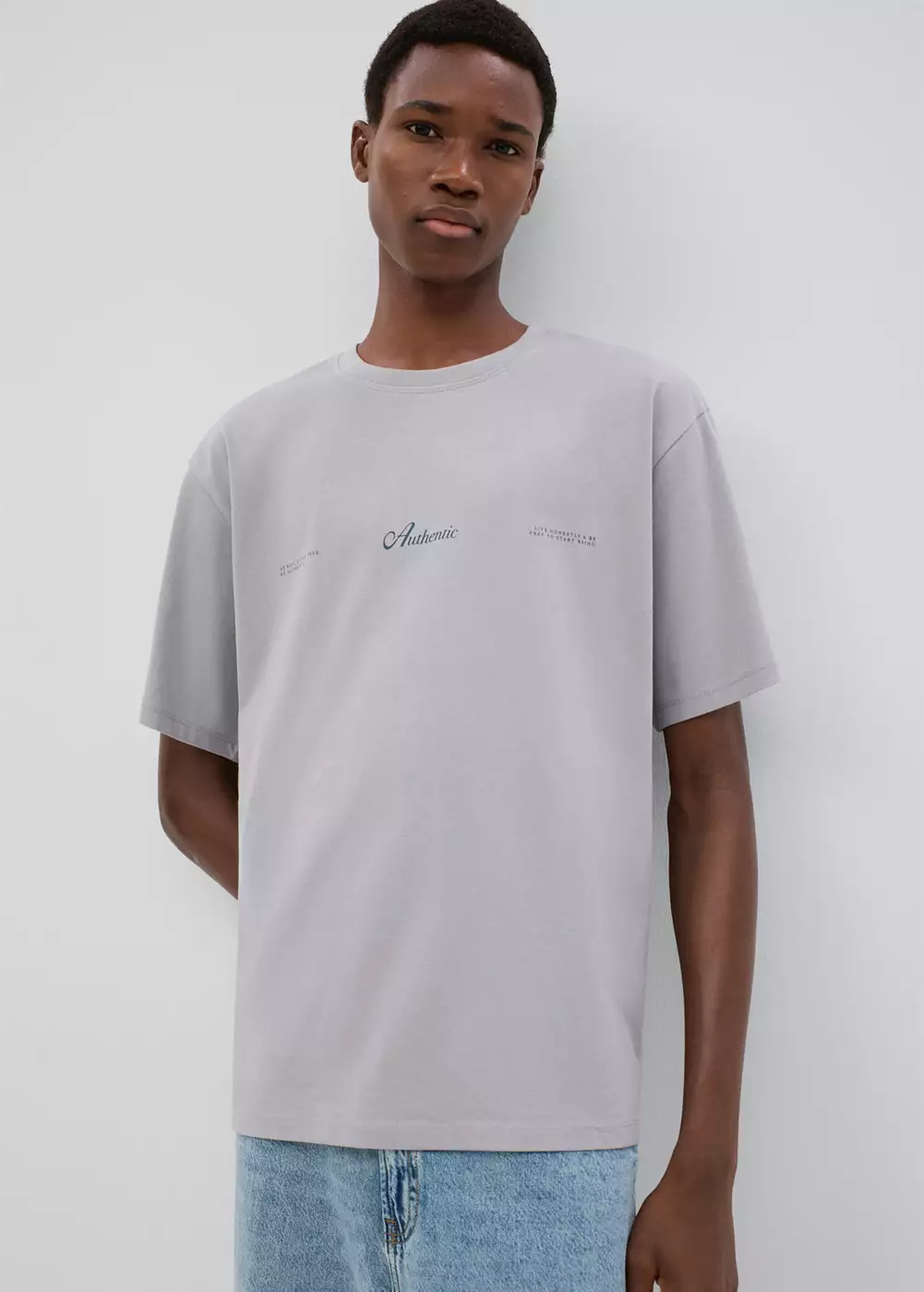 T-shirt en coton imprimé, MANGO TEEN