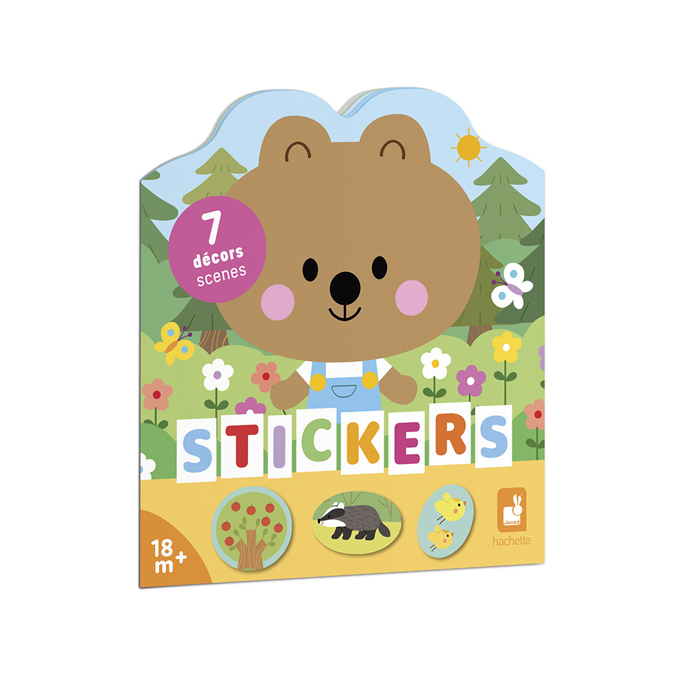 Gommettes - Cahier De Stickers La Forêt, JANOD