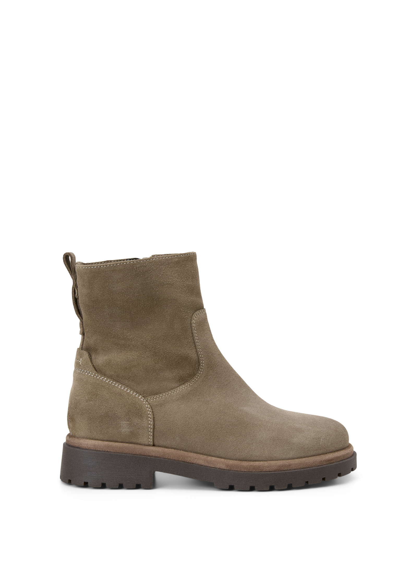 Bottes modèle Birte en cuir velours souple, MARC O'POLO