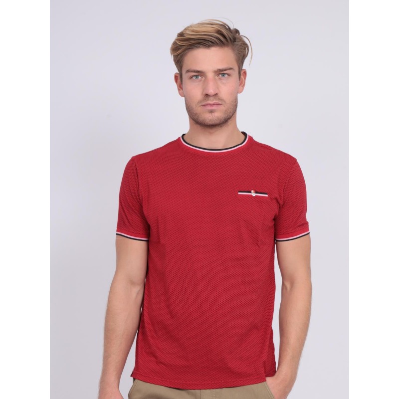 T-shirt Col Rond Pur Coton Motifs Nerfo, RITCHIE