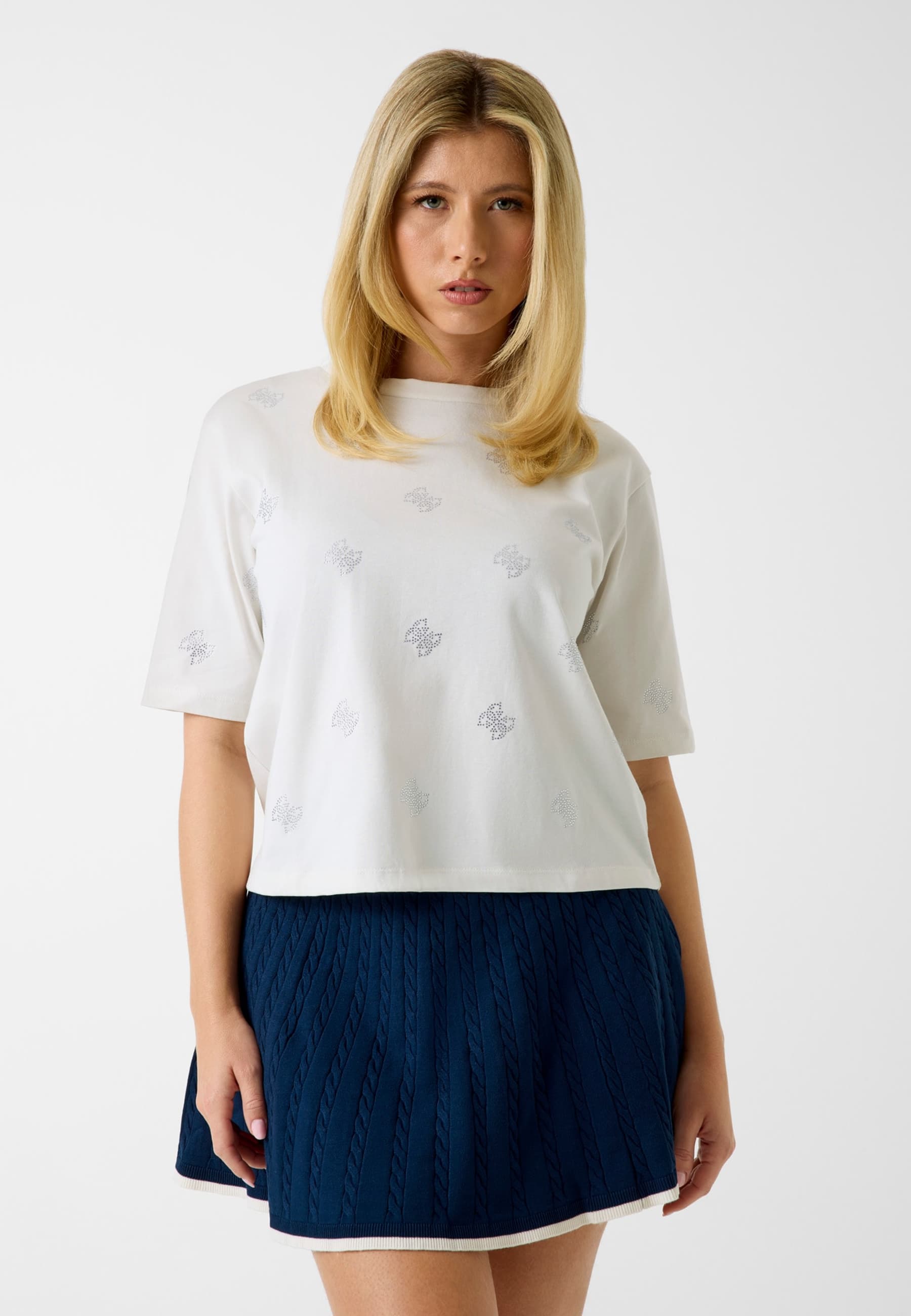 T-Shirt En Strass 4G, GUESS