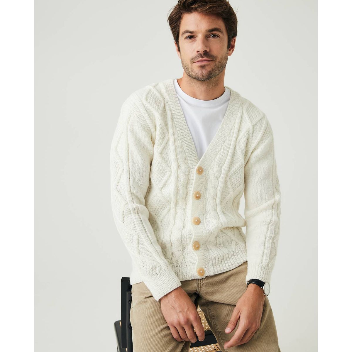 Patron pdf gilet homme miguel Phildar La Redoute