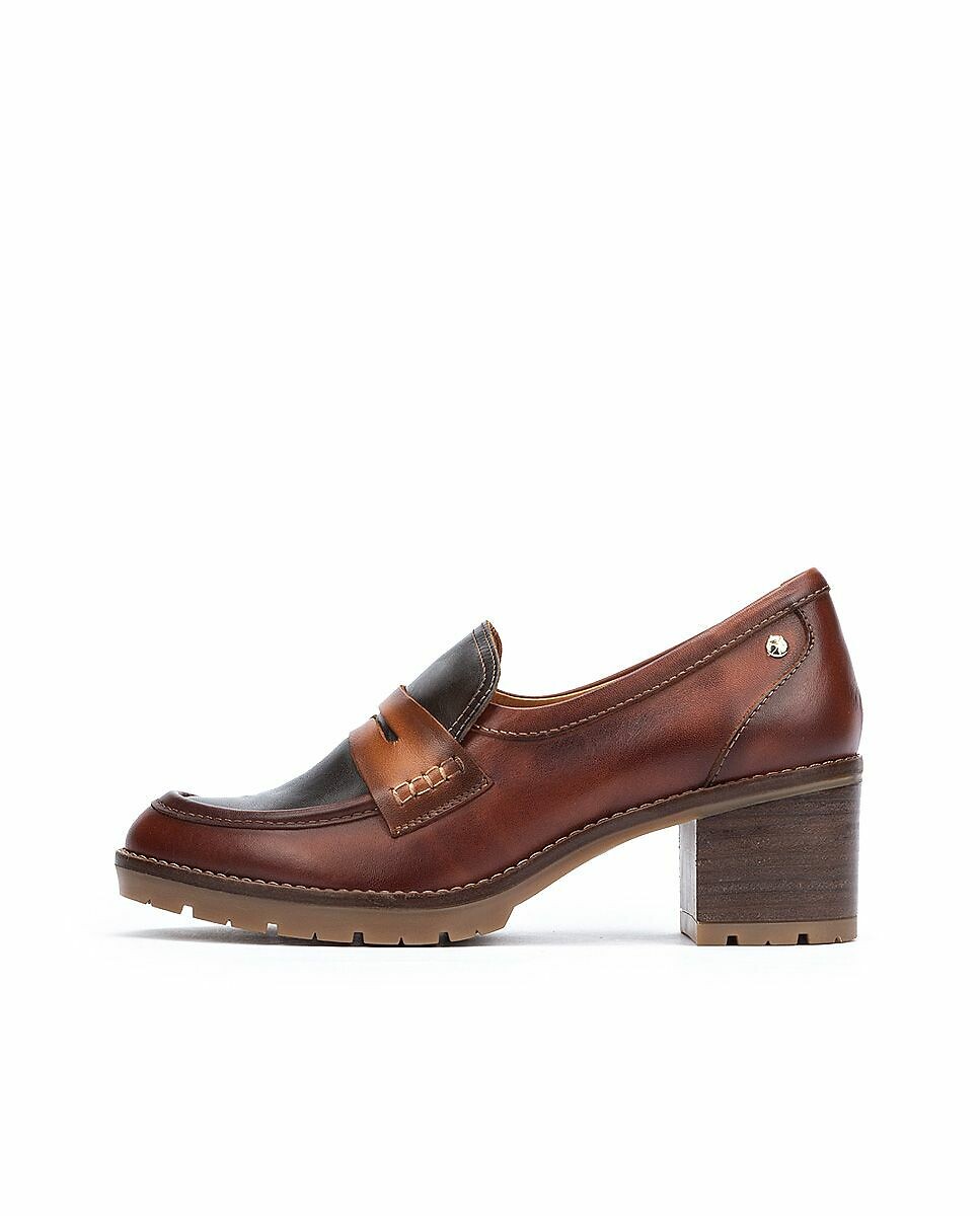 Pikolinos Mocasines de tacón de piel Llanes — foto 4