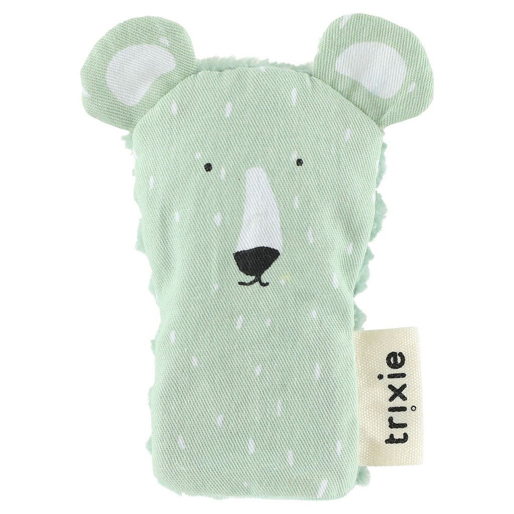 Marionnette a doigt Monsieur ours polaire, TRIXIE BABY