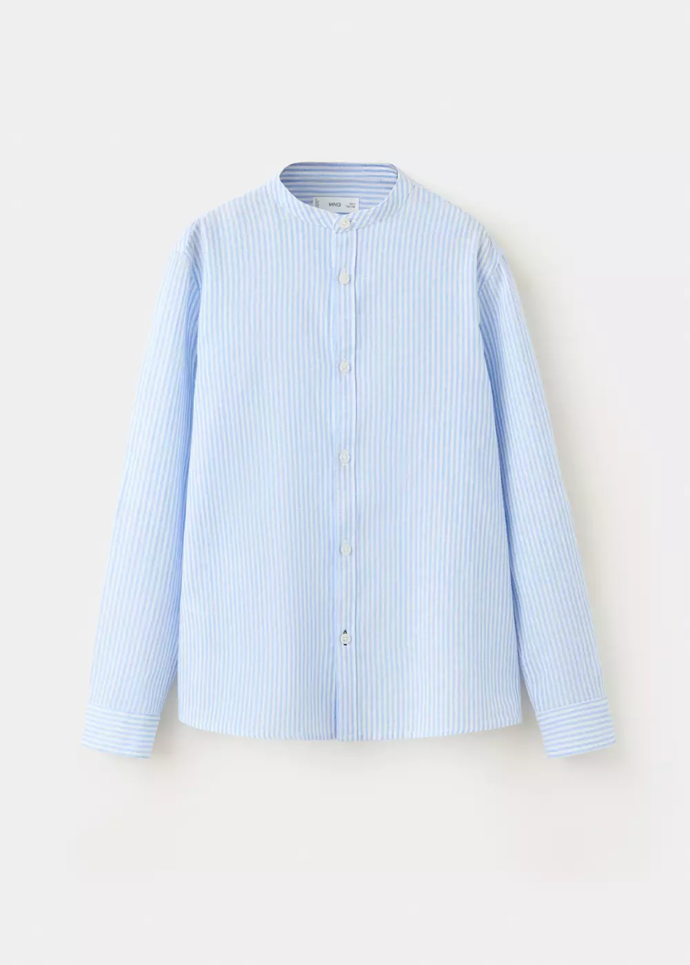 Chemise lin rayée, MANGO KIDS