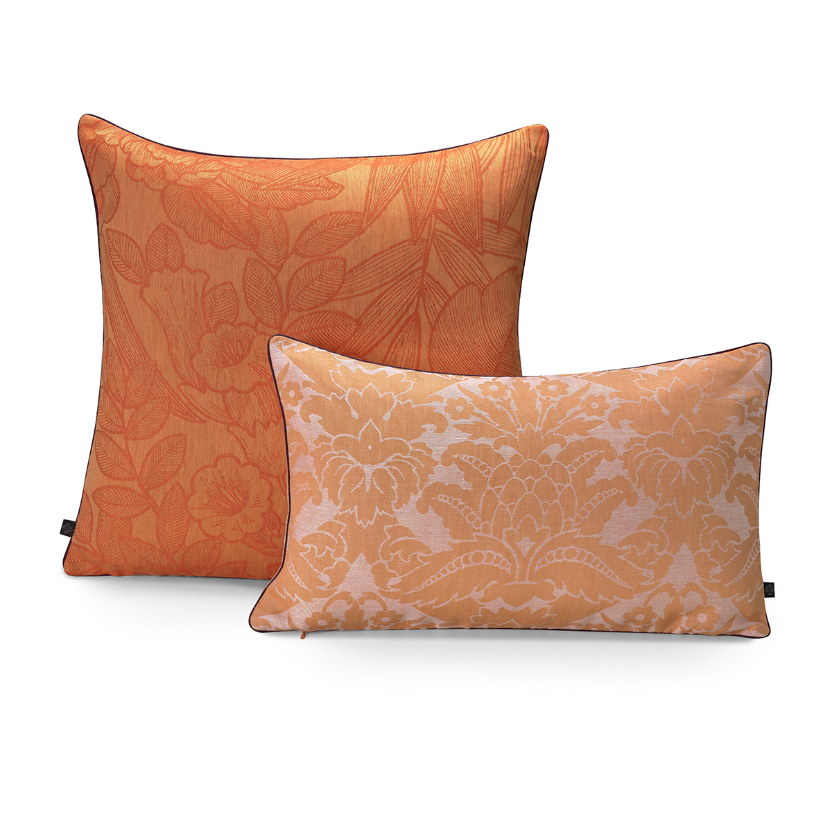 Housse de coussin en Lin, ESCAPADE TROPICALE, LE JACQUARD FRANCAIS
