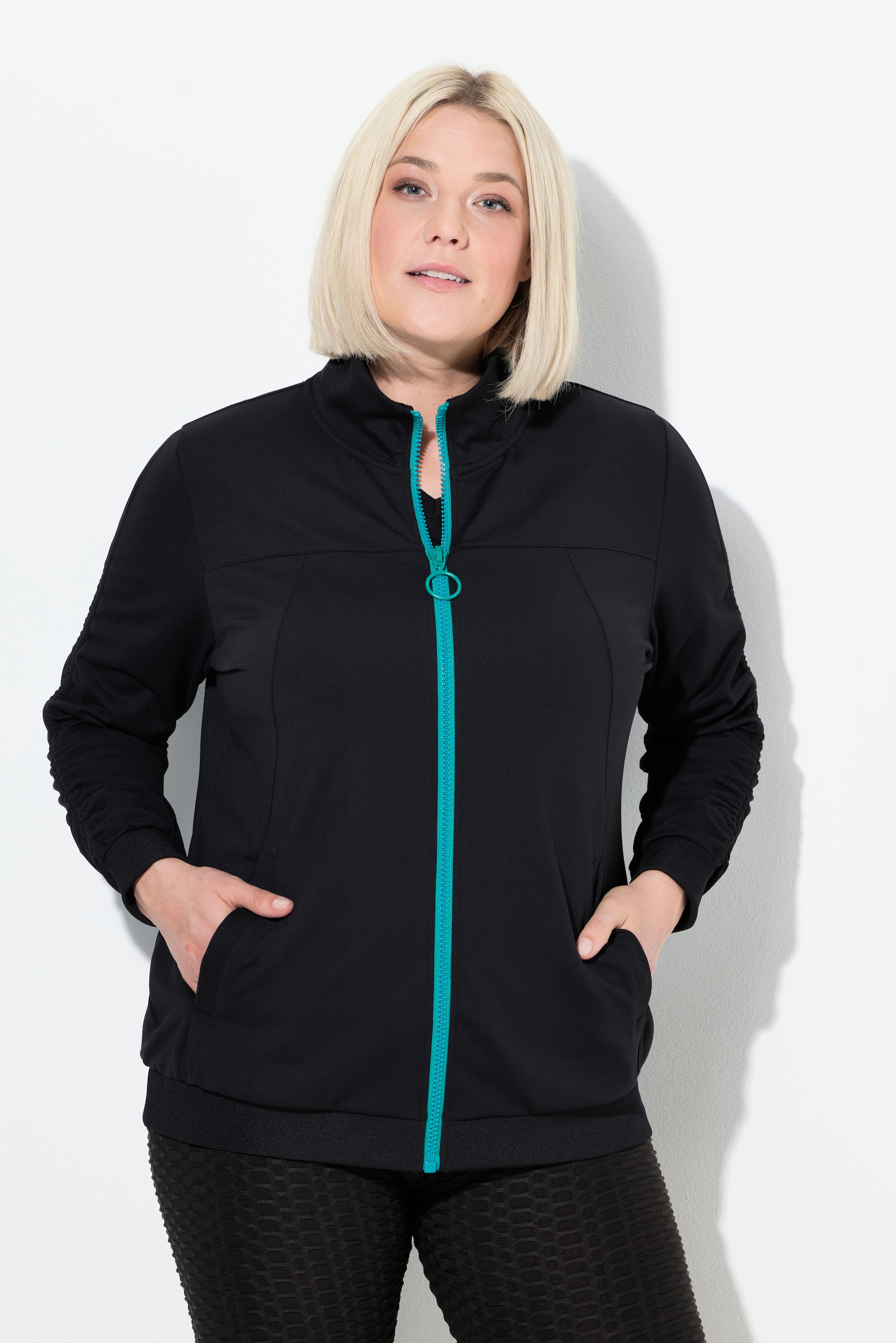 Veste en molleton à capuche et fermeture, ULLA POPKEN