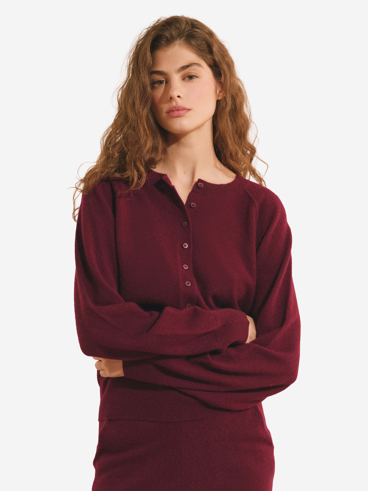 Pull col tunisien 100% cachemire LEANA, ETAM