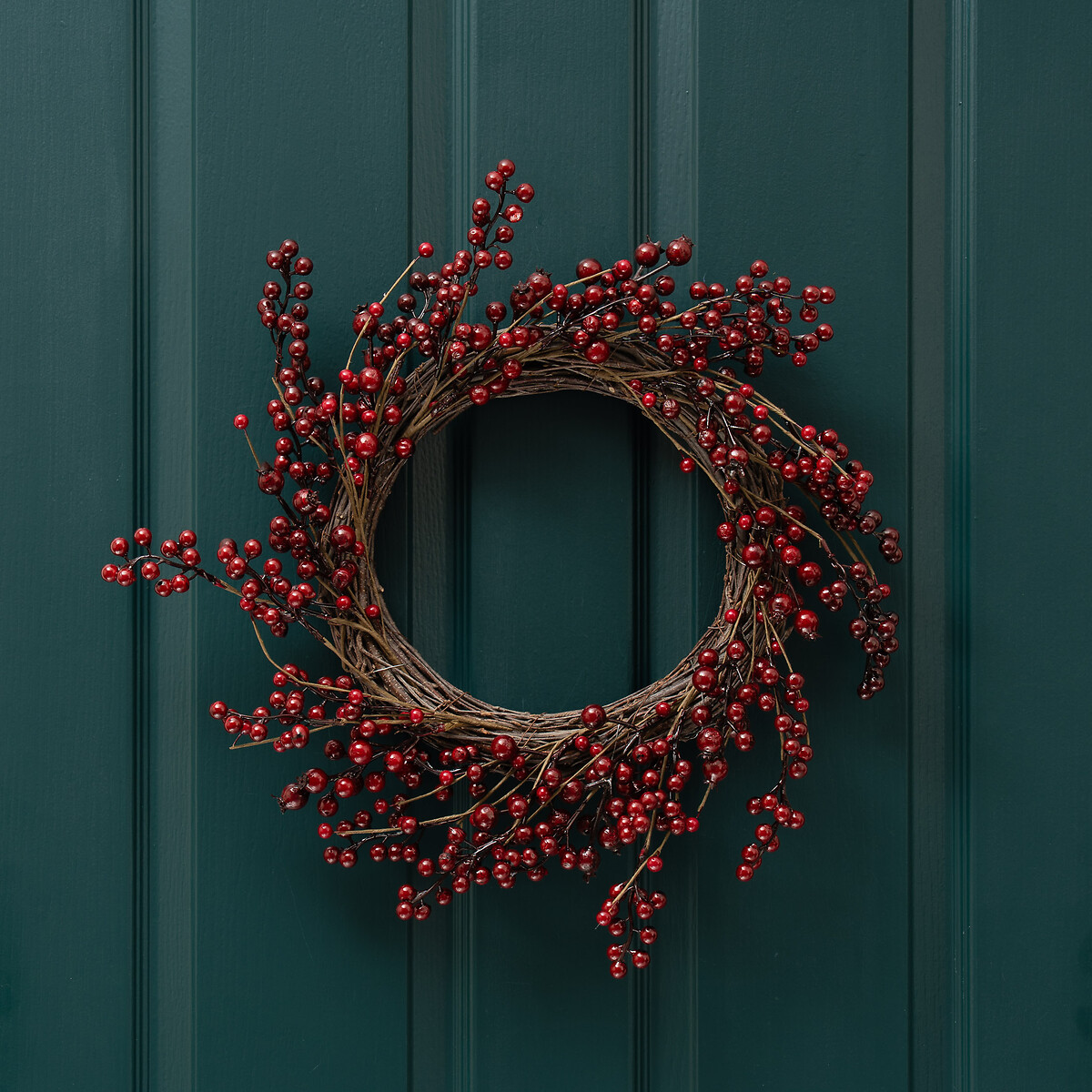40cm Red Berry Wreath, SO'HOME