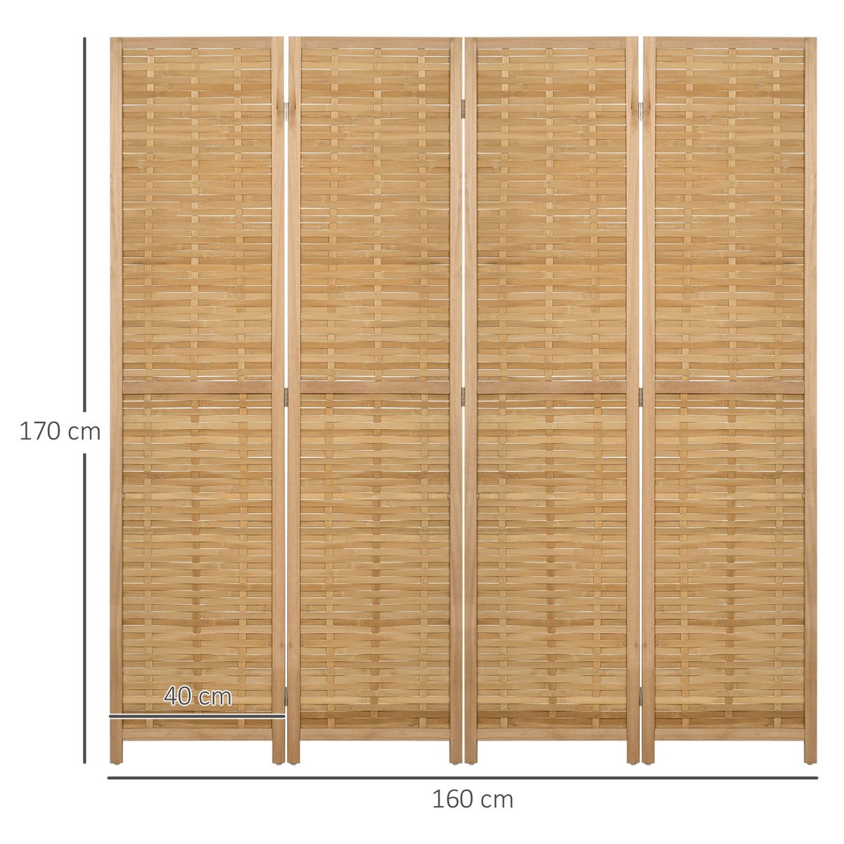 Paravent en bois flotté intérieur et extérieur 200