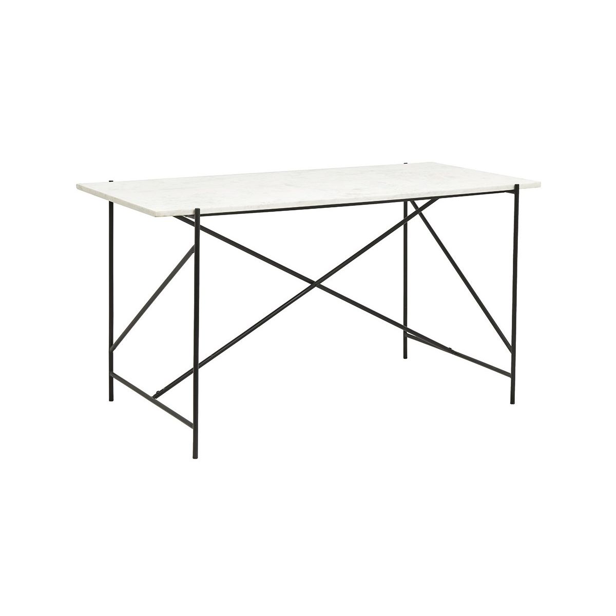 bureau contemporain en marbre blanc sonia