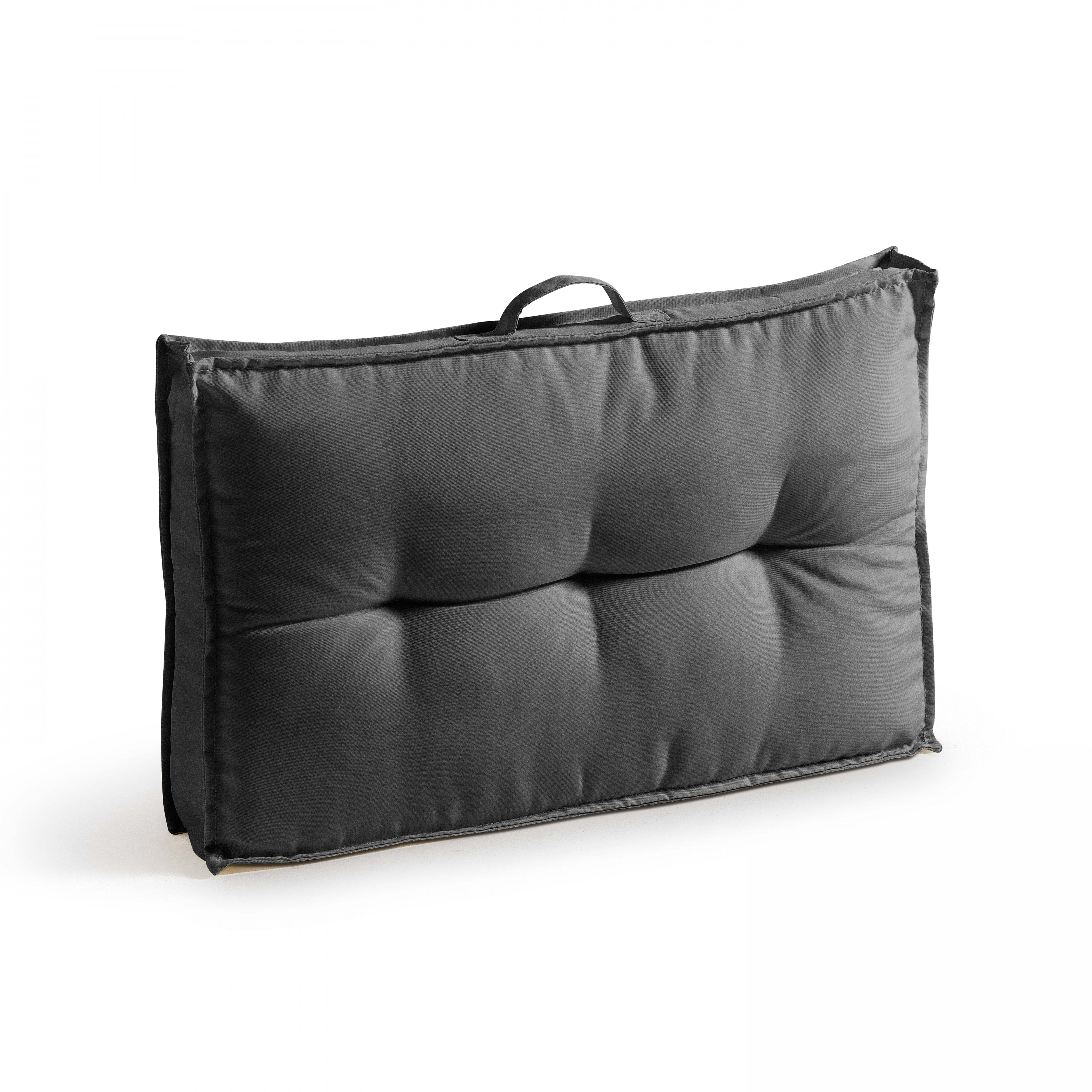 Coussin dossier pour palette matelassé, 60 x 40 cm, CUZCO, OVIALA