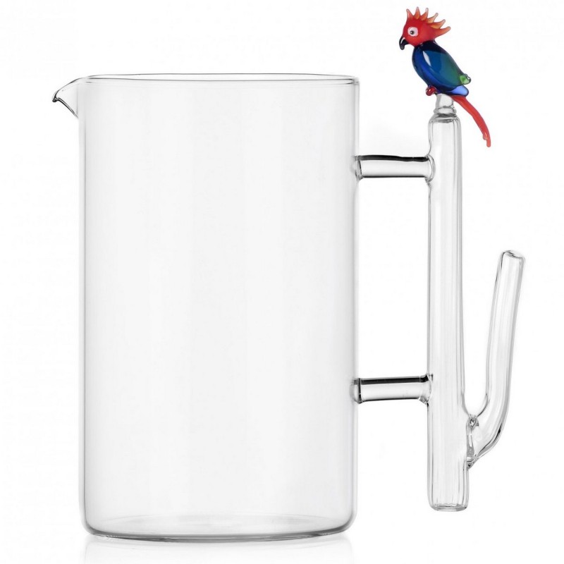 Carafe à eau verre perroquet TALKING TREES, ICHENDORF