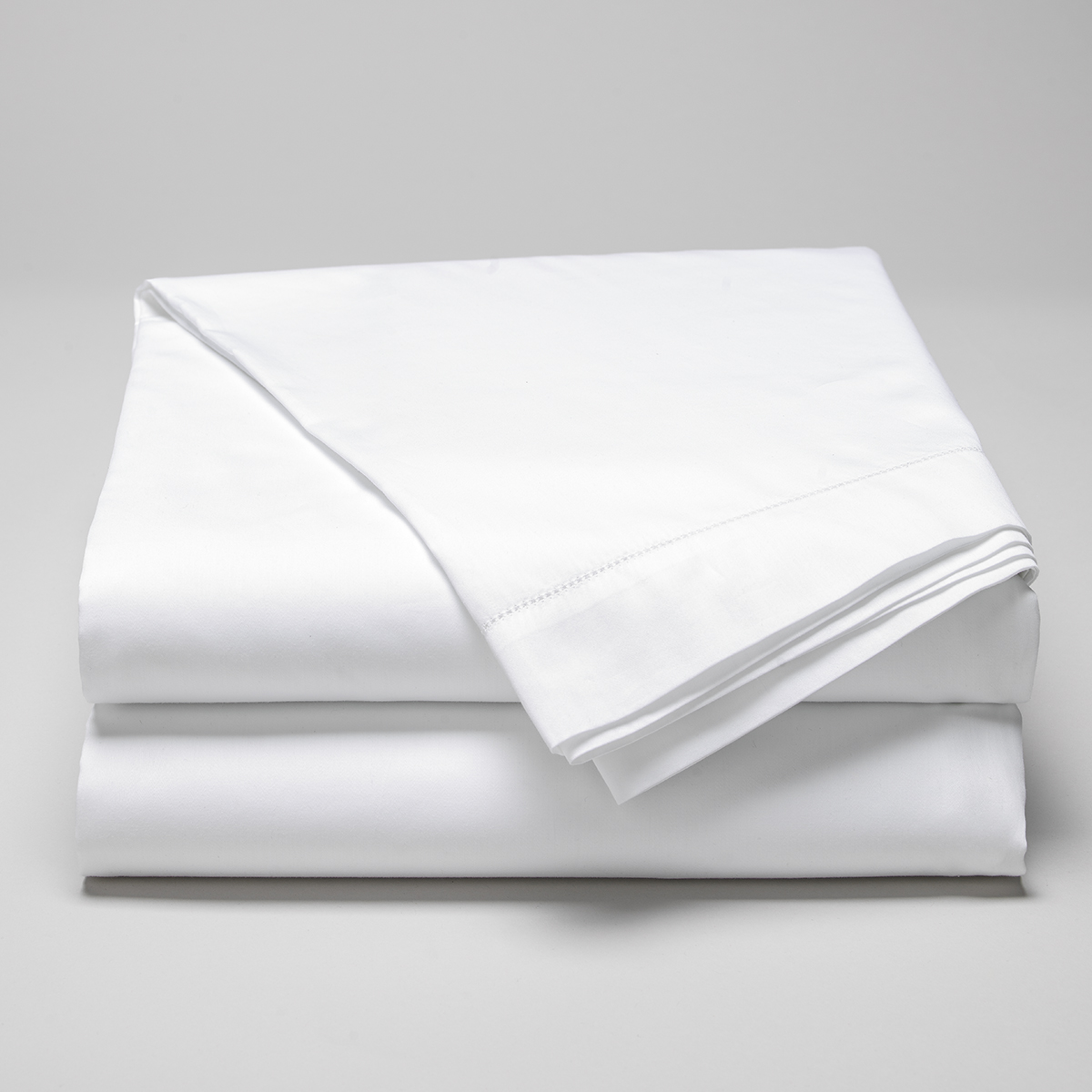 Drap plat satin de coton égyptien 120 fils - 300 tc LONDON, COTTON & CO