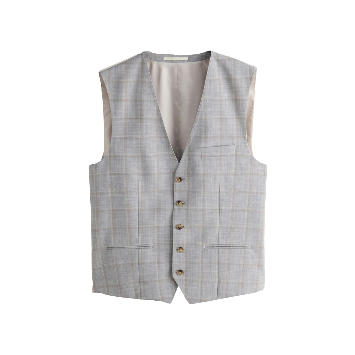 Gilet de costume ajusté laine italienne signature, NEXT