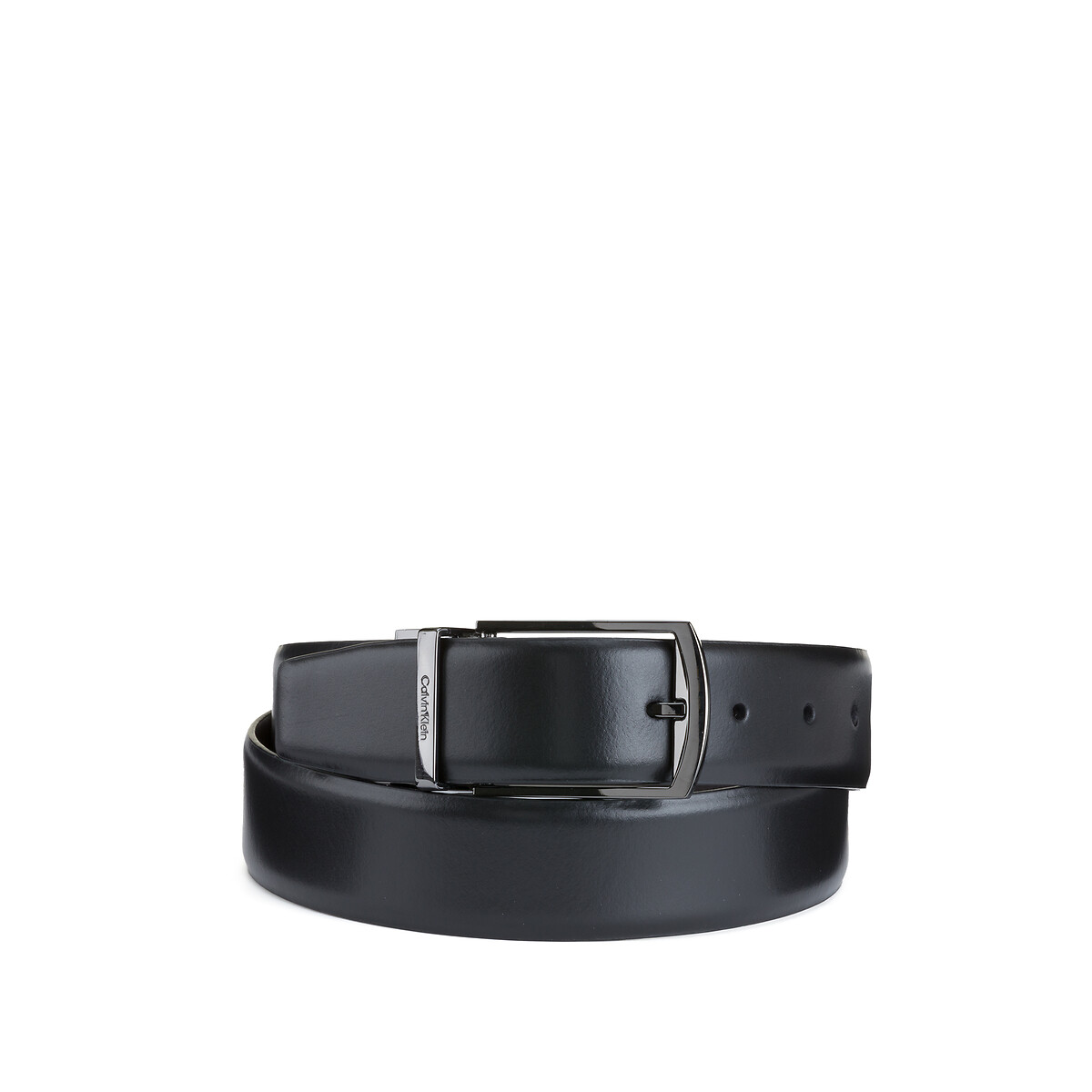 | mono Calvin hardware ck, schwarz 3,5 La Ledergürtel breite cm Redoute Klein
