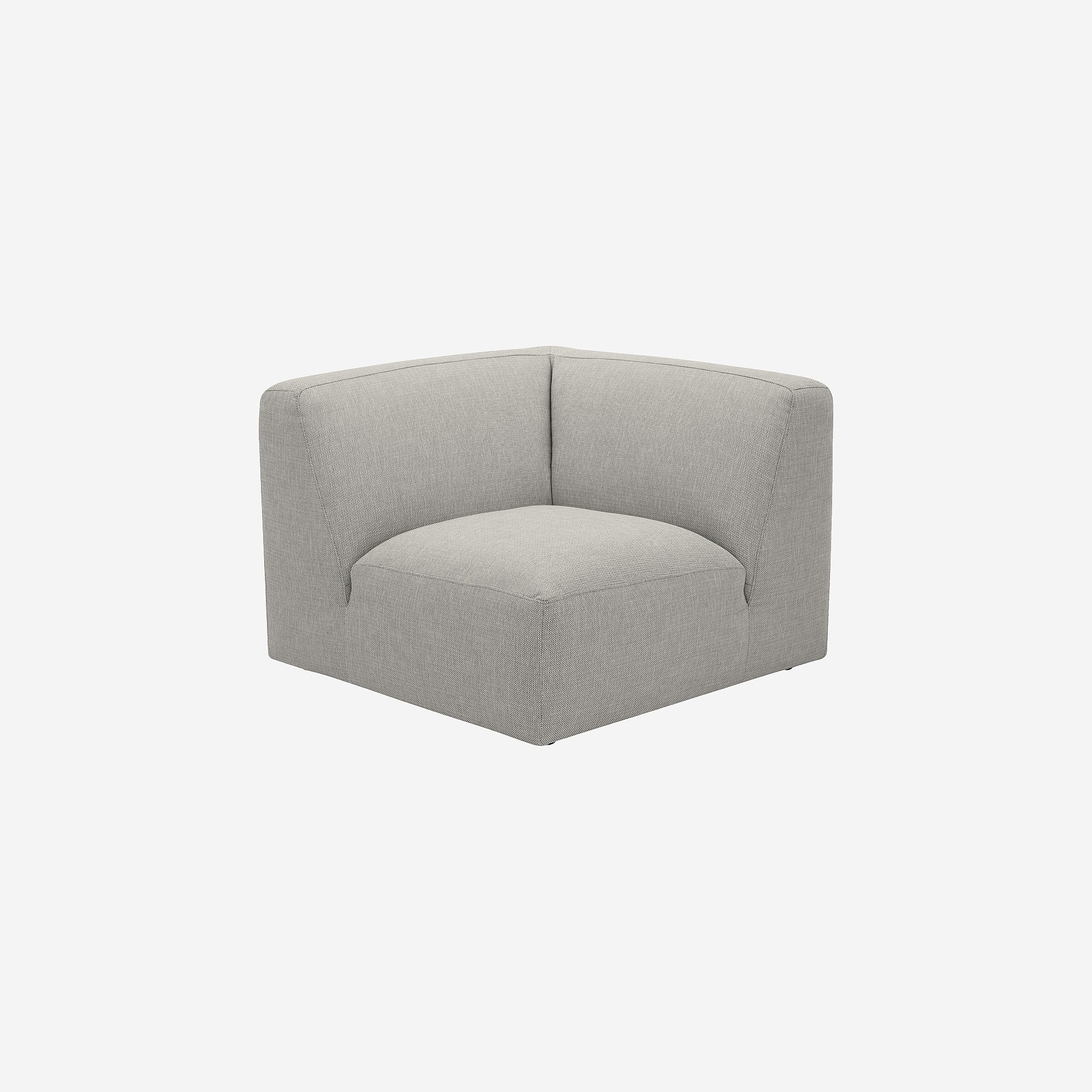 Fauteuil d'angle en tissu CREMI, HABITAT