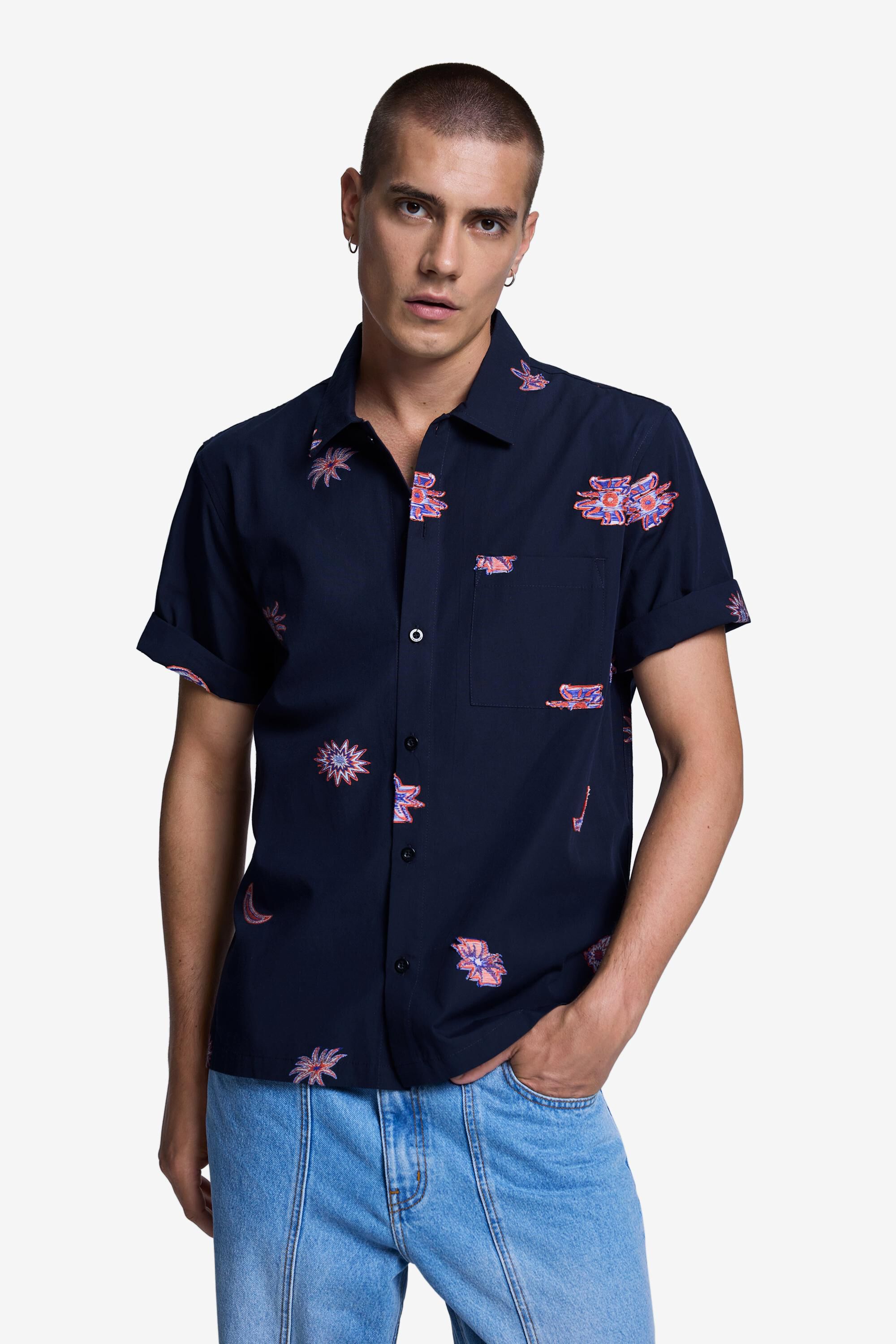 Chemise jacquard imprimée, DESIGUAL