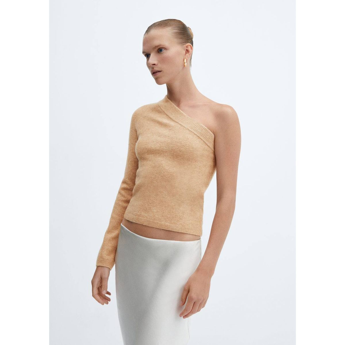 Pull over maille asym trique