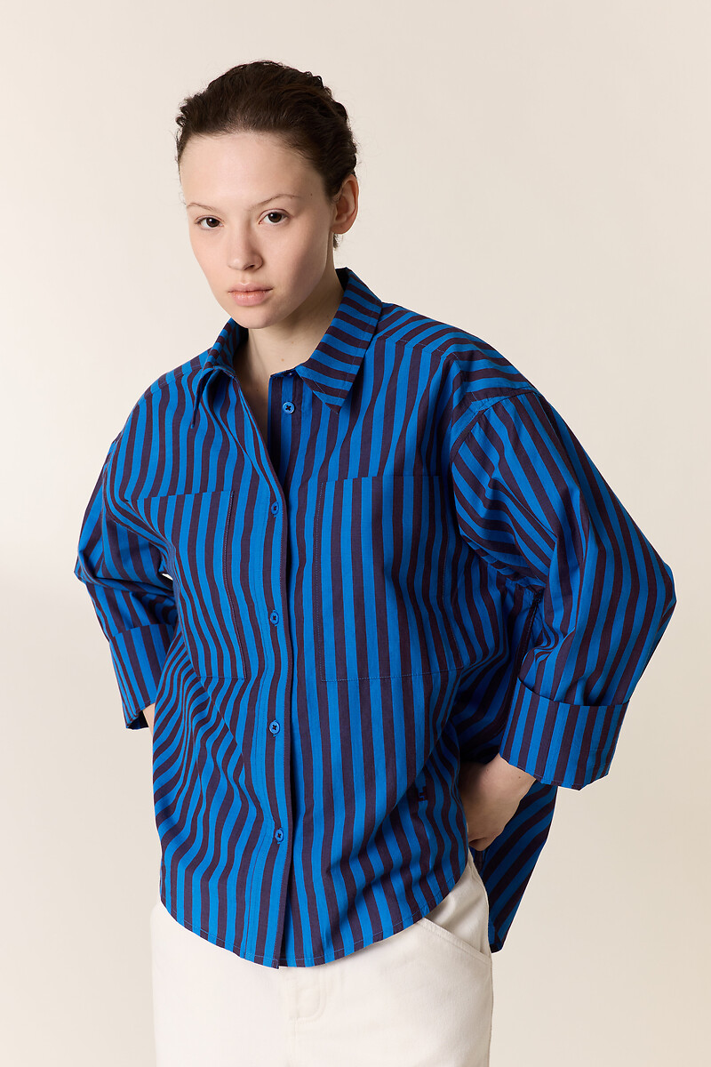Camicia a righe a maniche lunghe, CONAN, LEON & HARPER