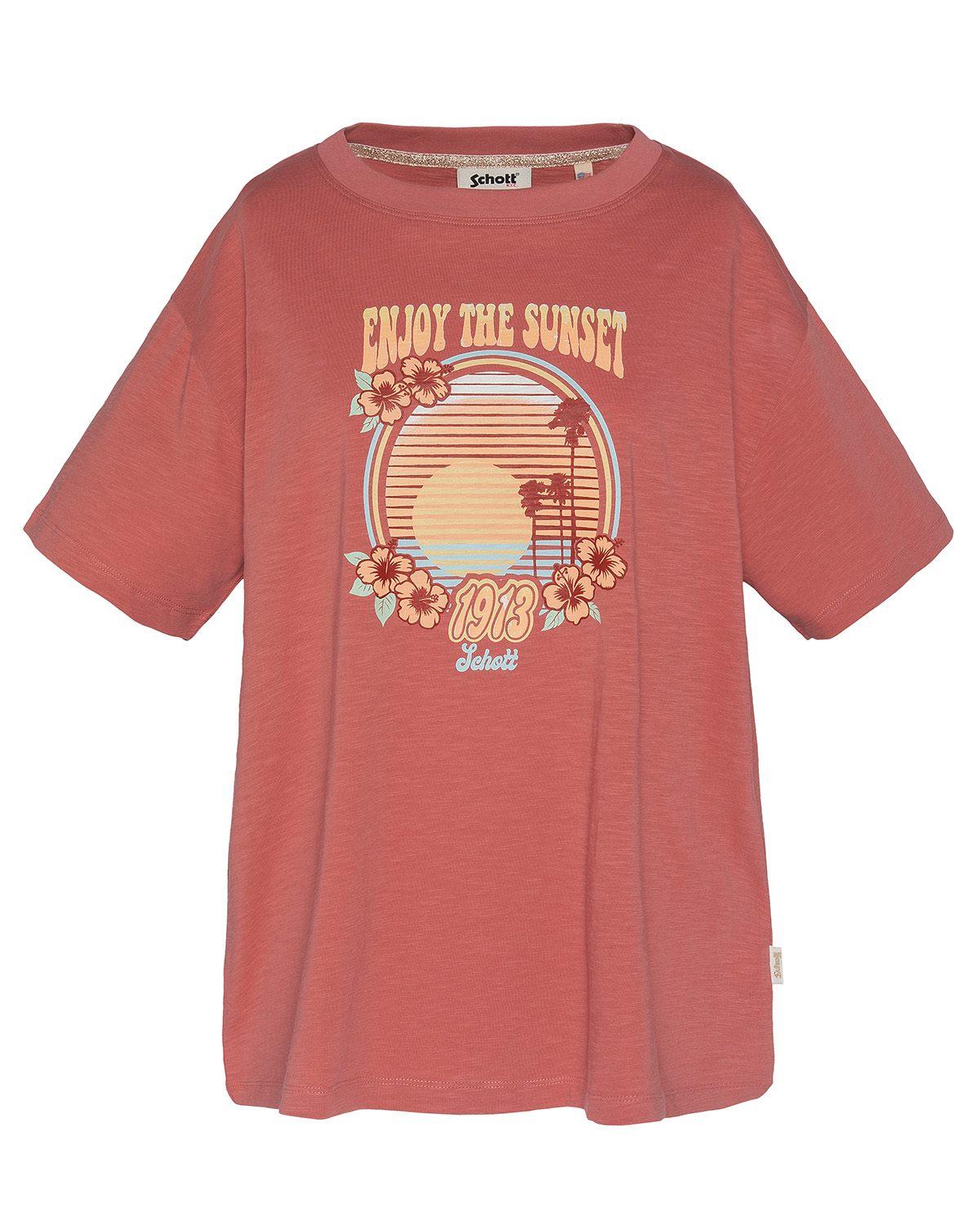 T-shirt Hawaï, SCHOTT