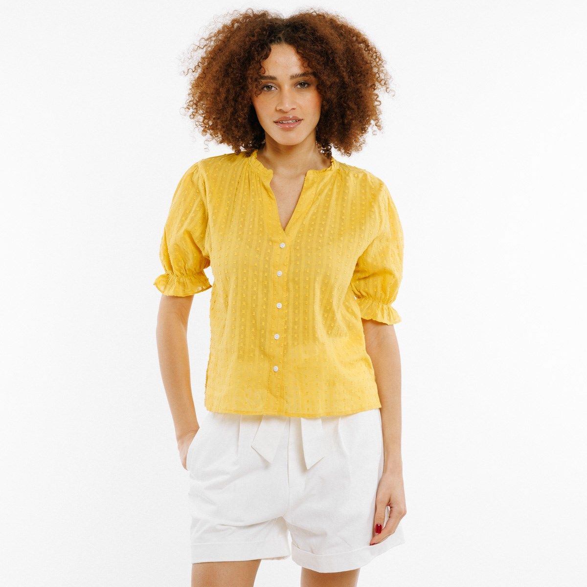 Chemise manche bouffante La Redoute