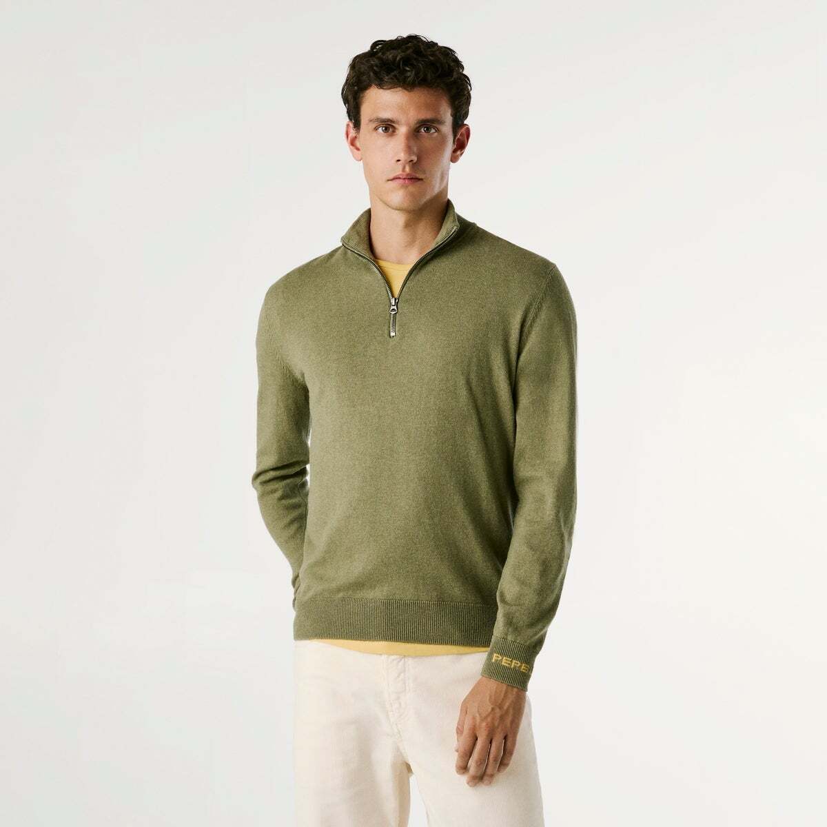 Pull col zippé André, PEPE JEANS